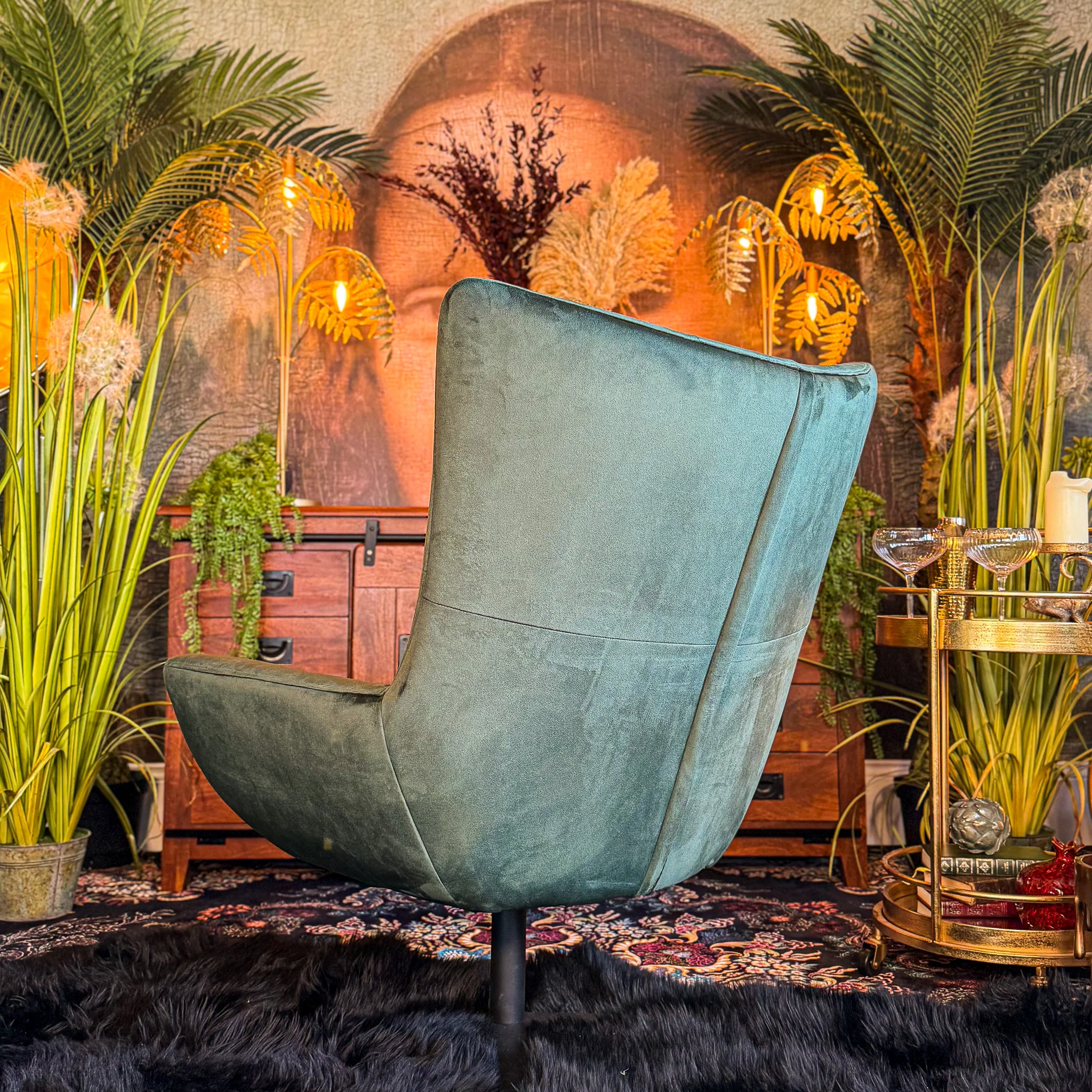 Austin Egg Chair in Plush Velvet - Image 10