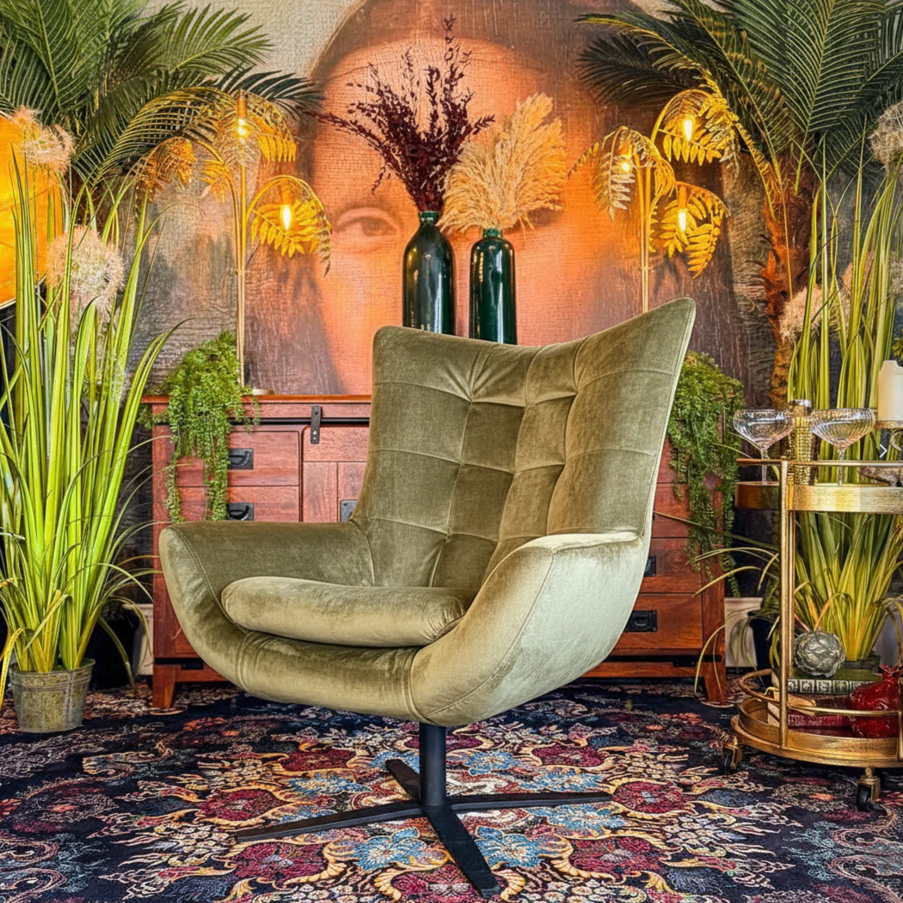 Austin Egg Chair in Plush Velvet - Image 18