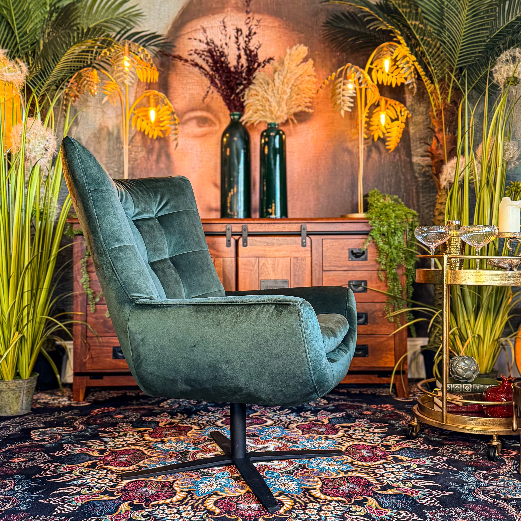 Austin Egg Chair in Plush Velvet - Image 6
