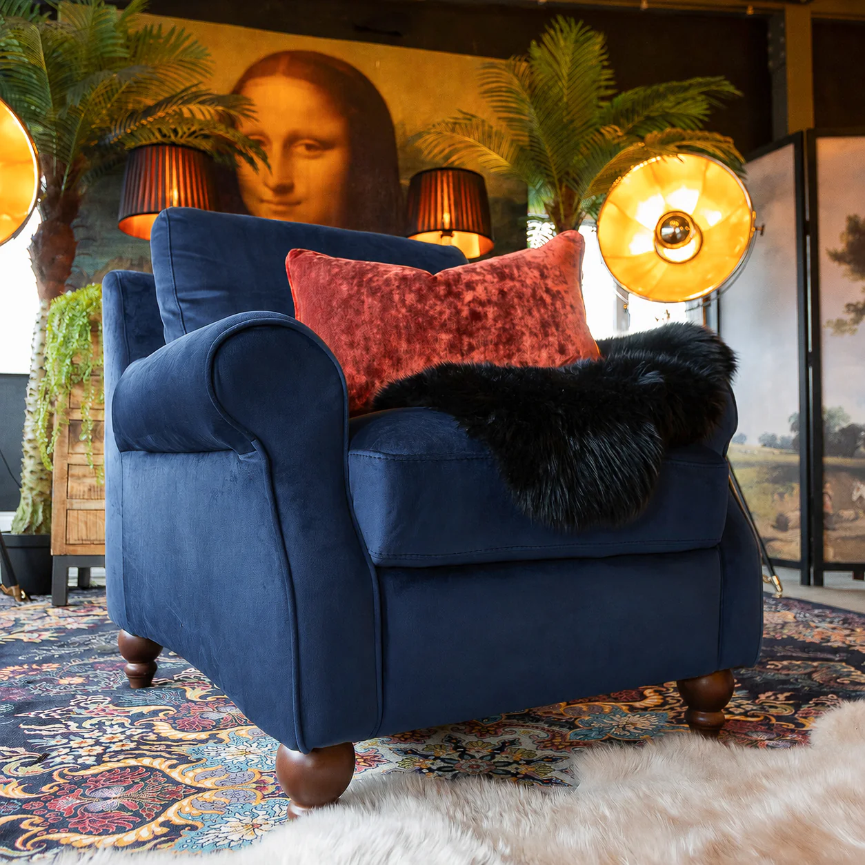 Benji Armchair in Plush Velvet - Image 17
