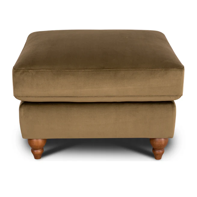 Benji Footstool in Plush Velvet - Image 2