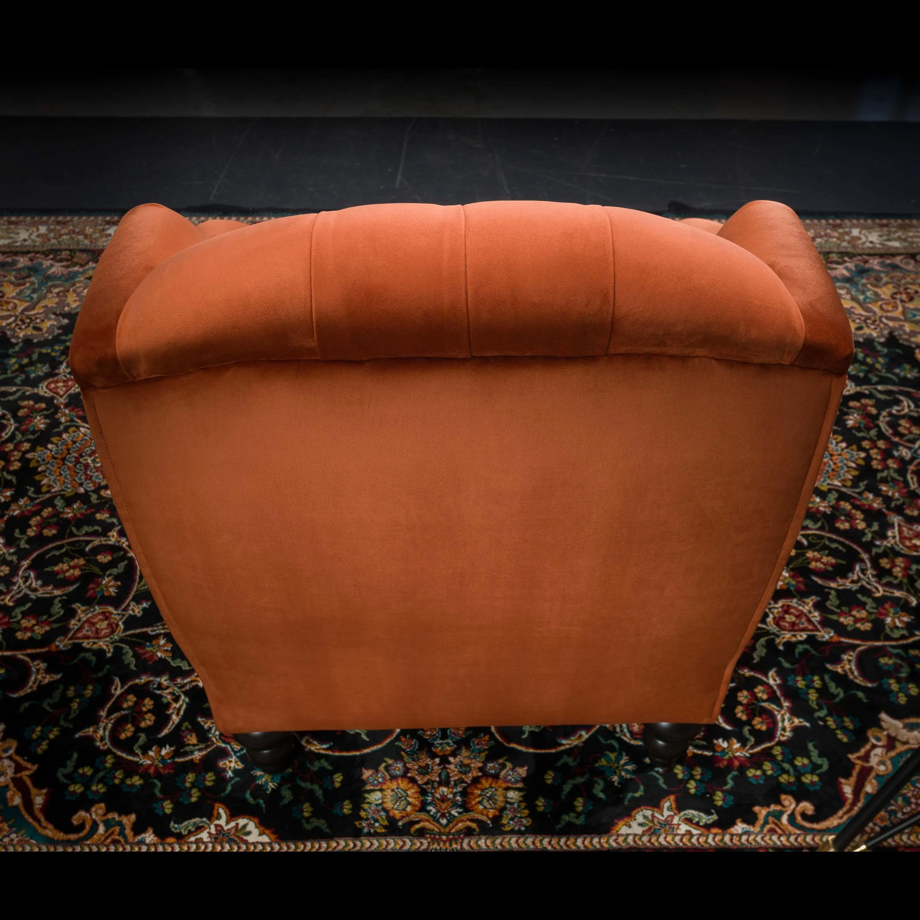 Bertie Armchair Wingback in Velvet - Image 20