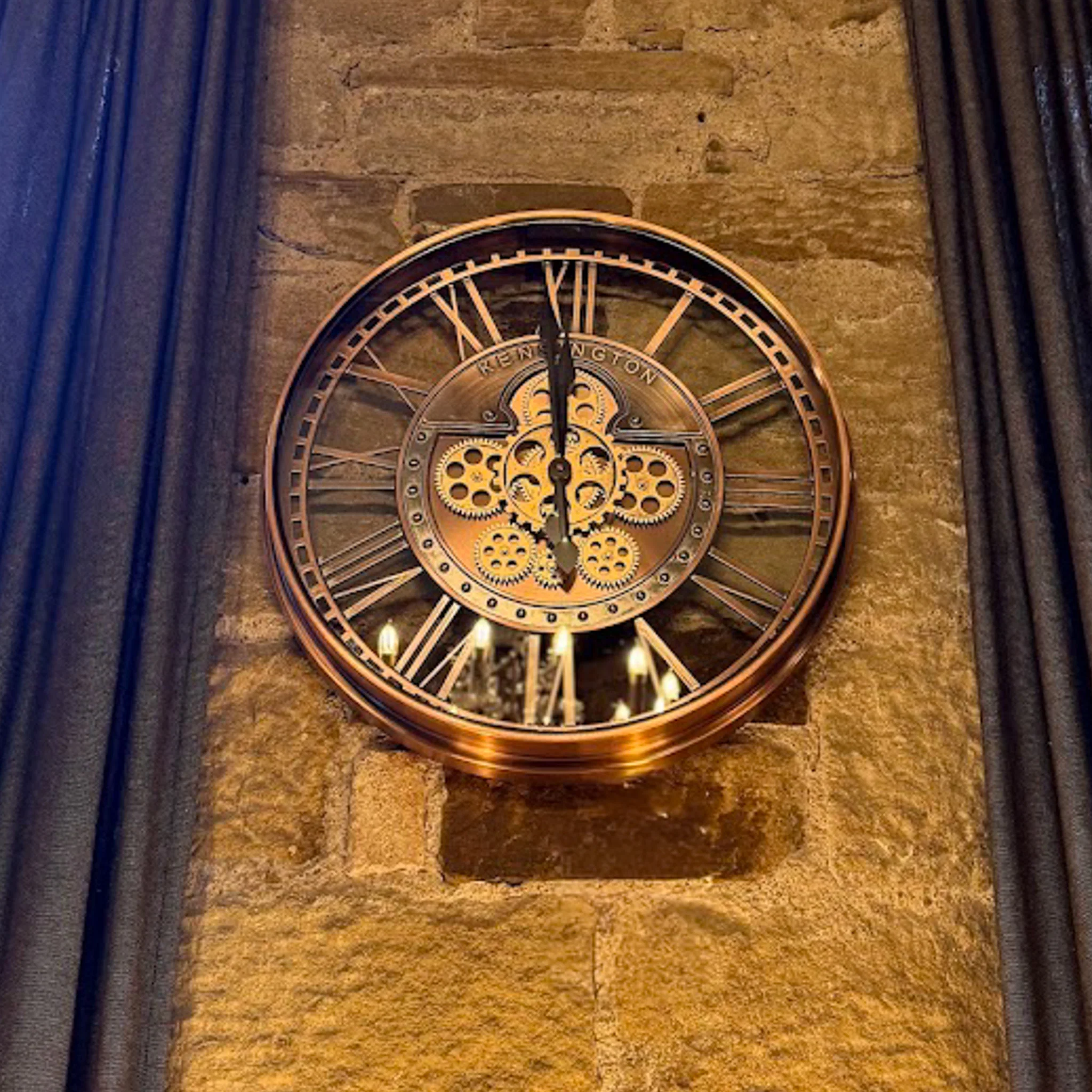 Brushed Copper Wall Clock - Image 4