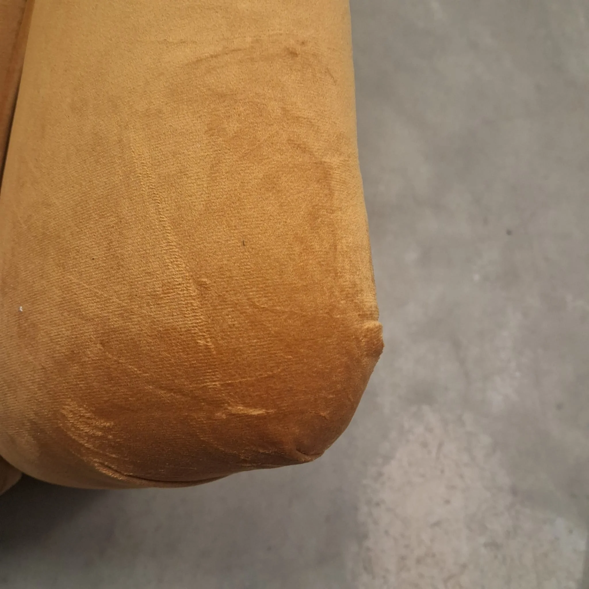 Bugsby Sofa Bed in Gold Mustard Plush Velvet - Ex Display - Image 7