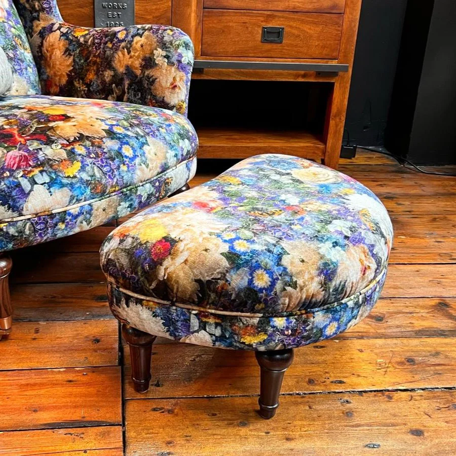 Crawford Footstool by Spink & Edgar - Image 4