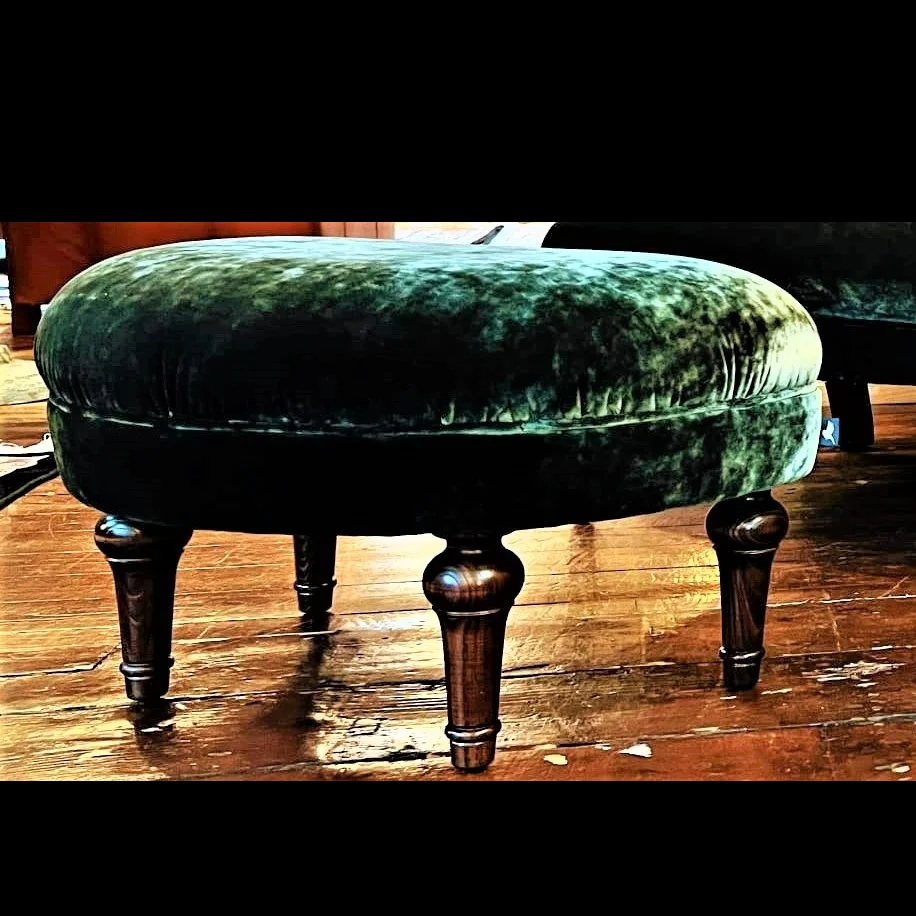 Crawford Footstool by Spink & Edgar - Image 6