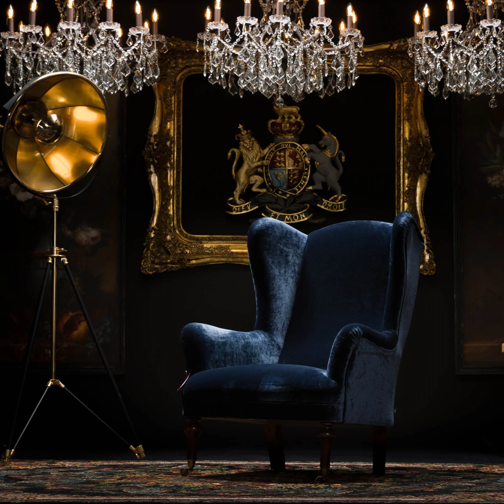 Crawford Wing Chair by Spink & Edgar - Image 15