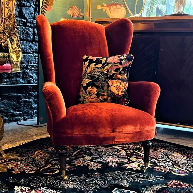 Crawford Wing Chair by Spink & Edgar - Image 25