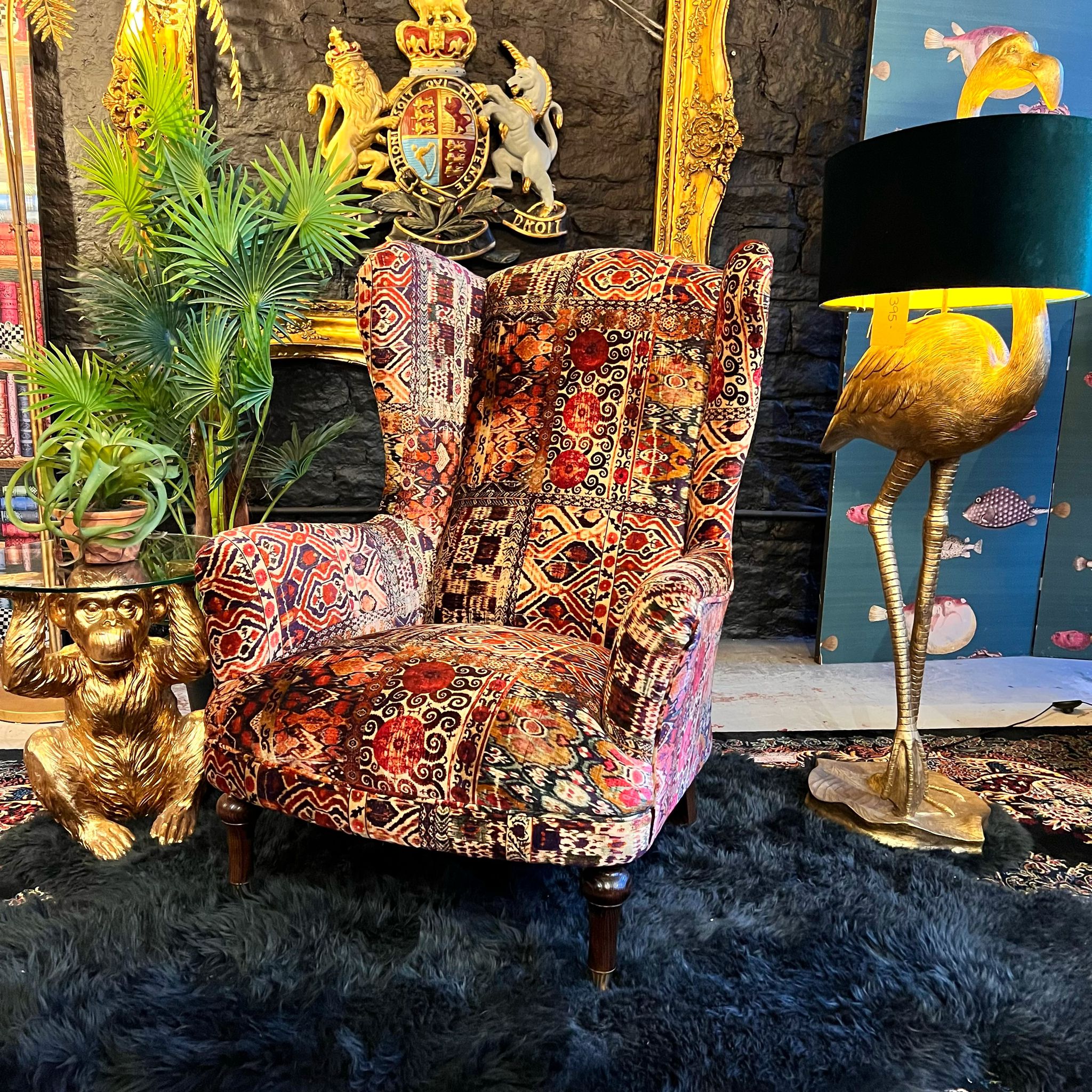 Crawford Wing Chair by Spink & Edgar - Image 52