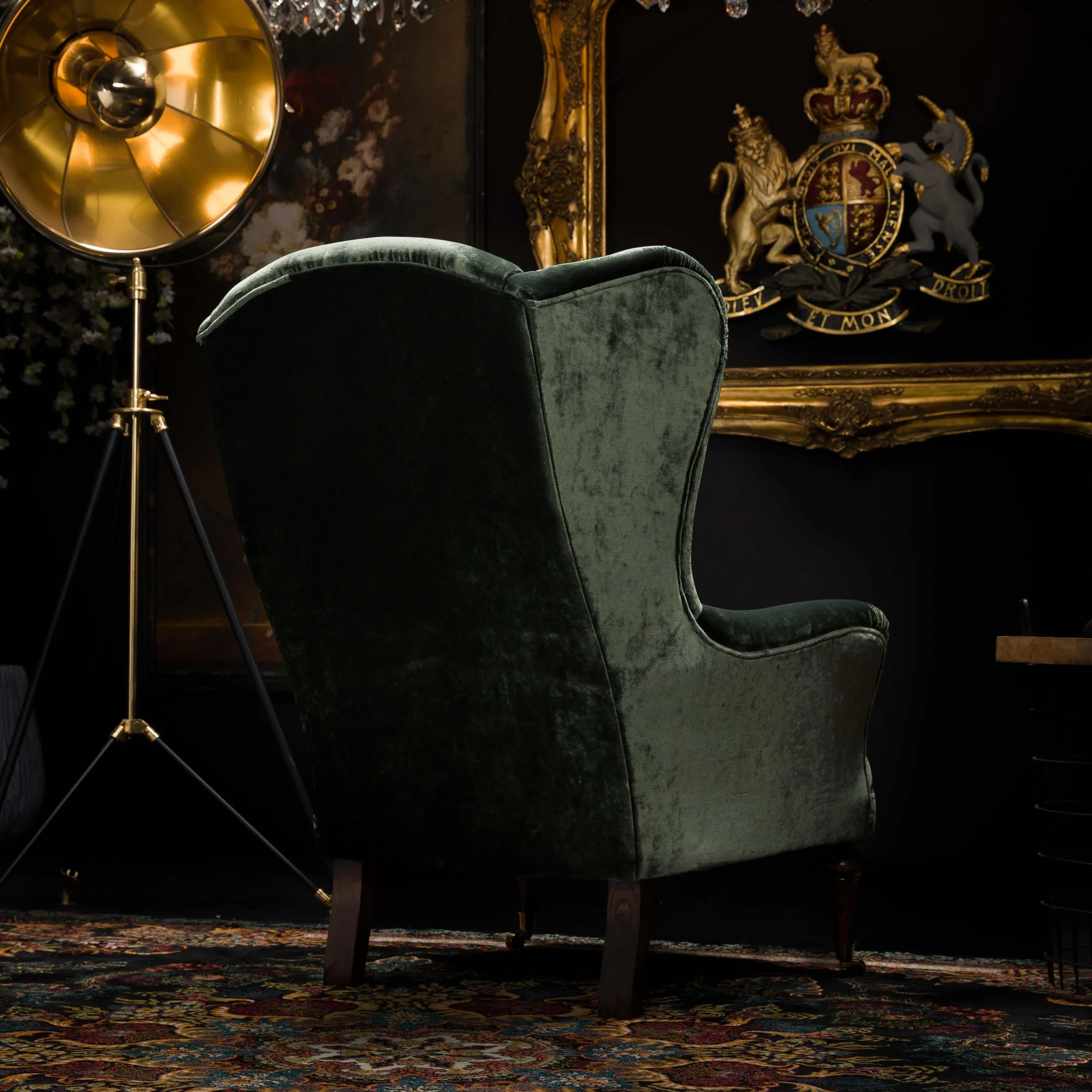Crawford Wing Chair by Spink & Edgar - Image 8