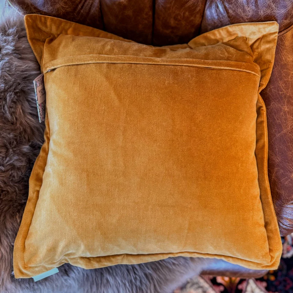Cushion in Embroidered Peacock - Image 14