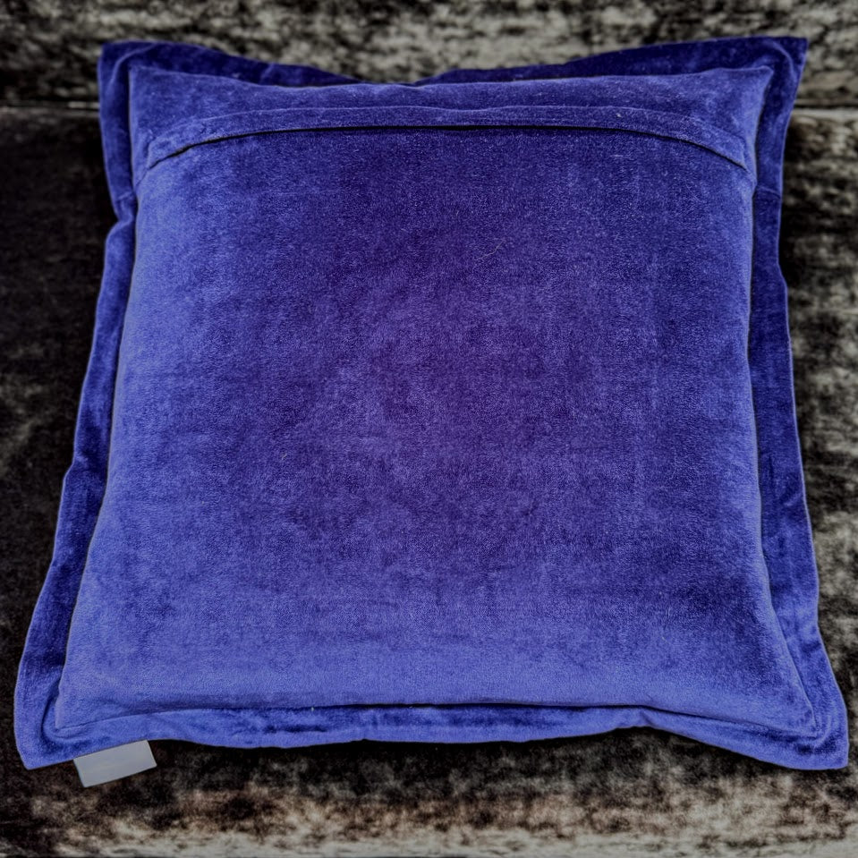 Cushion in Embroidered Peacock - Image 6