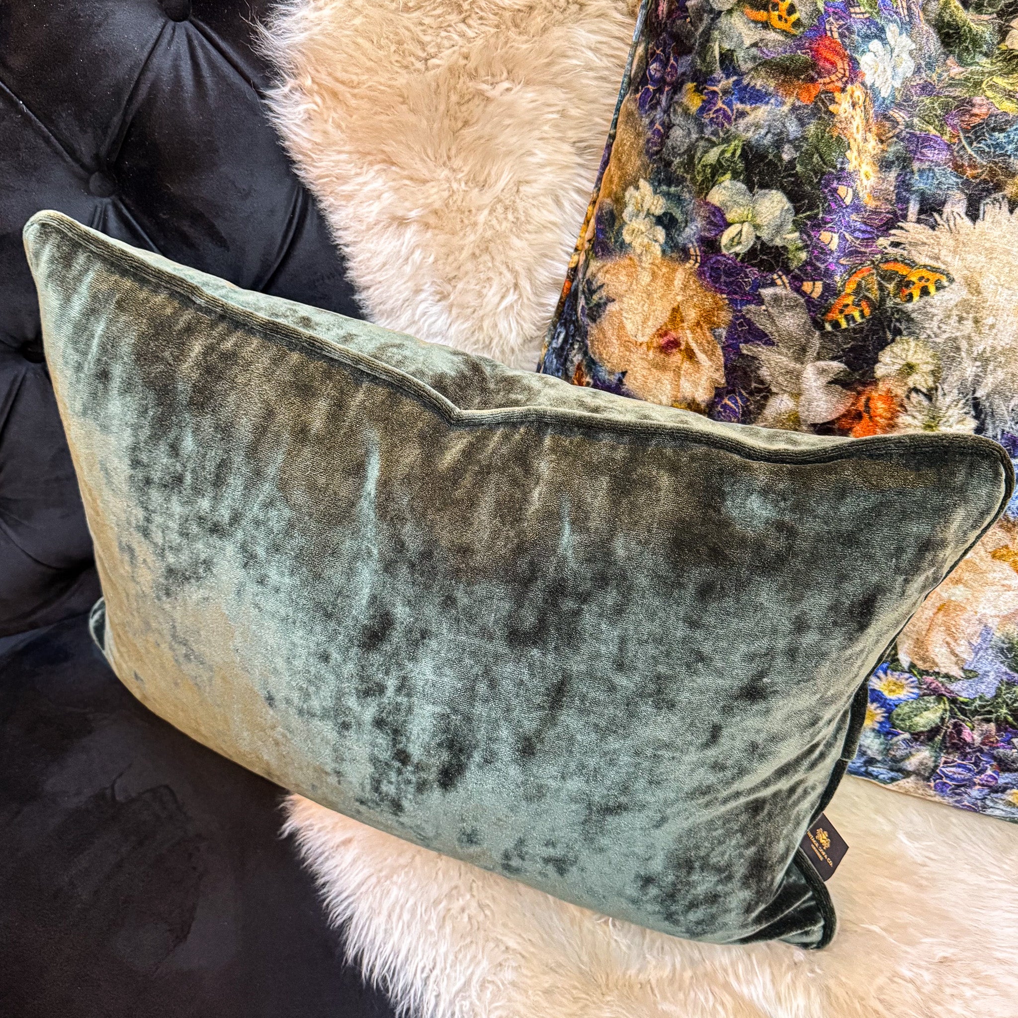 Cushion in Sunshine Velvet (Various Sizes) - Image 12