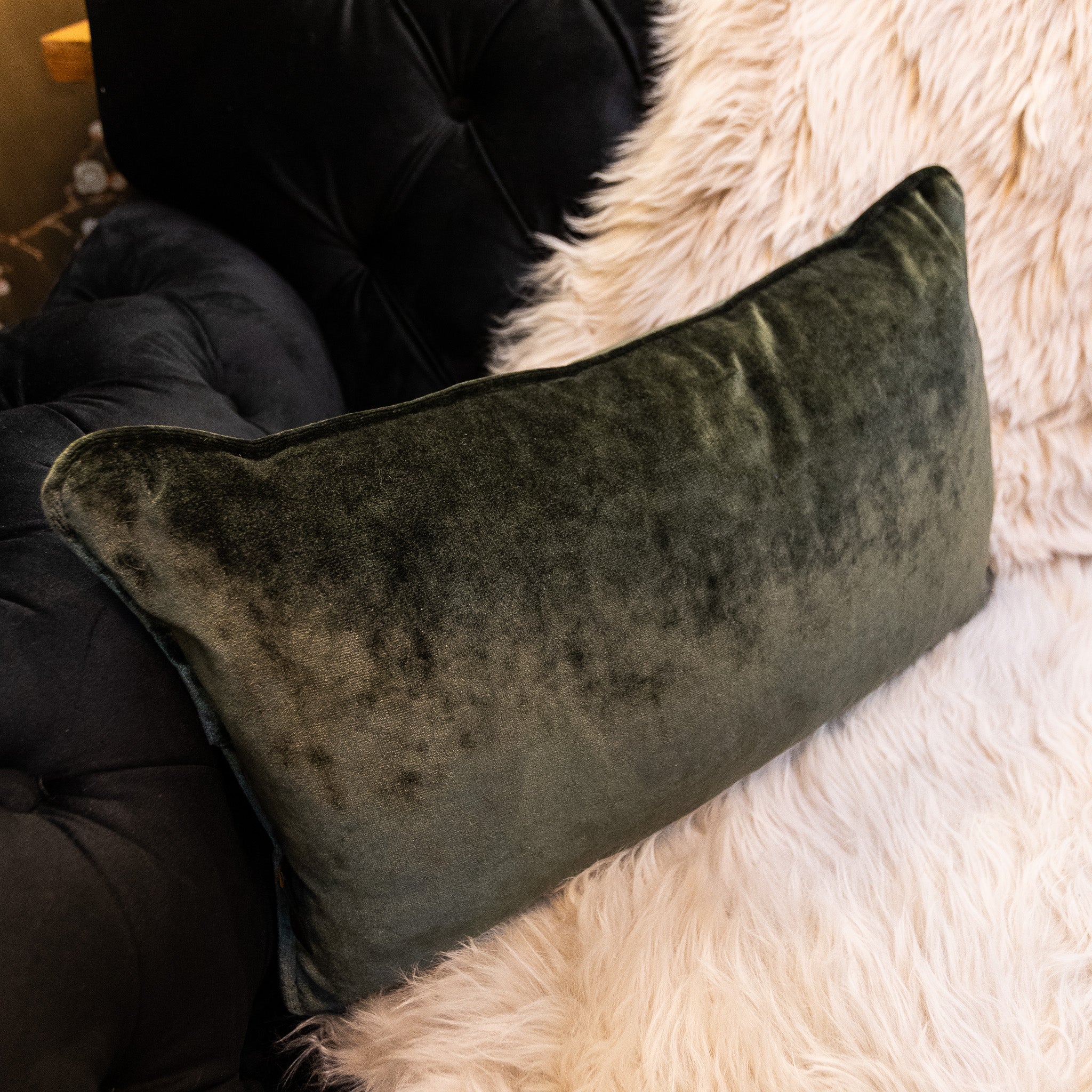 Cushion in Sunshine Velvet (Various Sizes) - Image 14