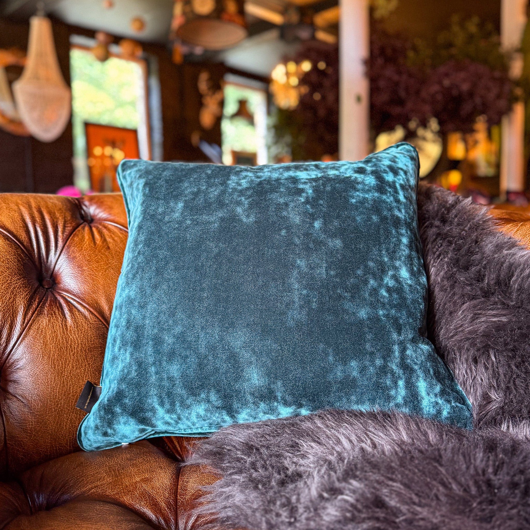 Cushion in Sunshine Velvet (Various Sizes) - Image 24