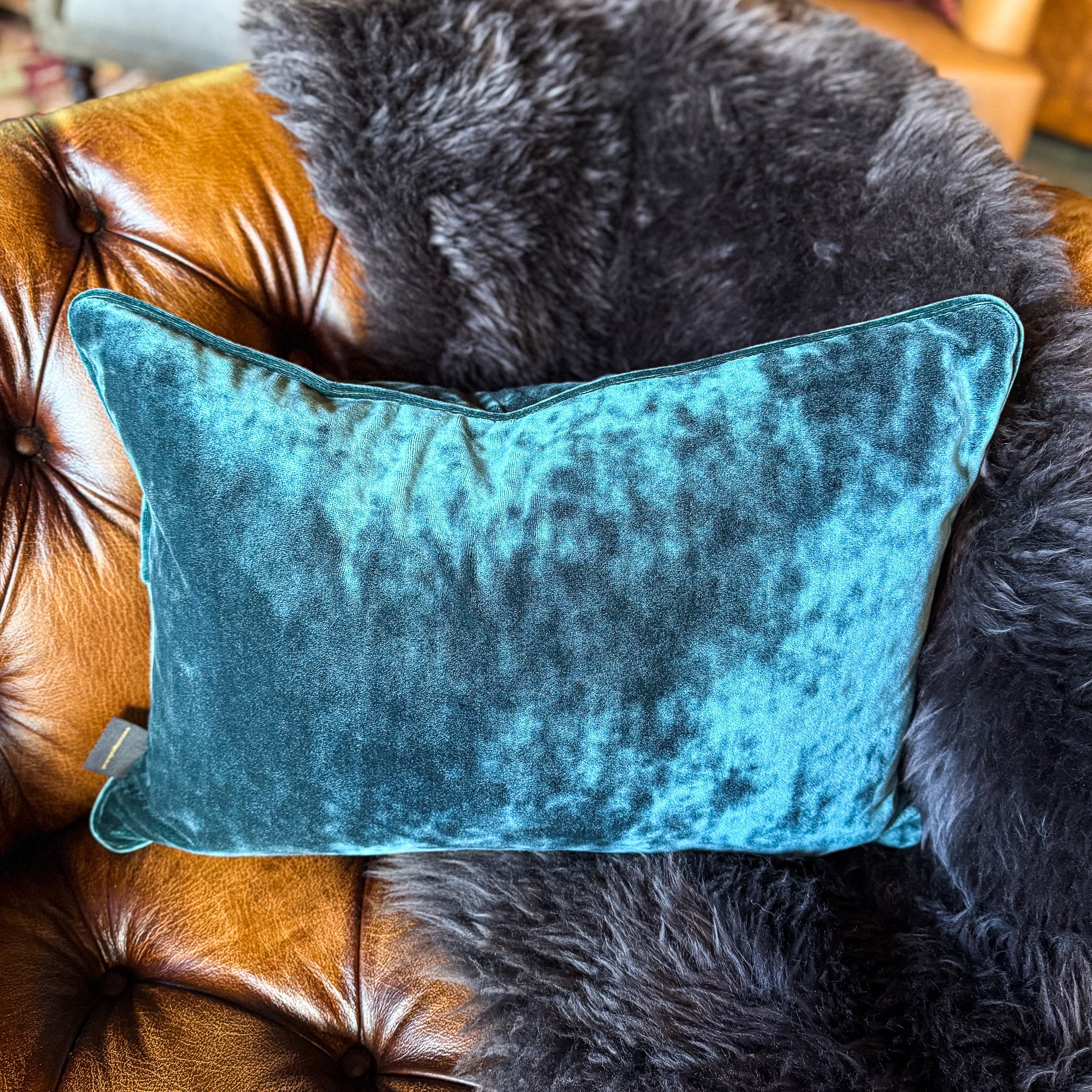 Cushion in Sunshine Velvet (Various Sizes) - Image 26