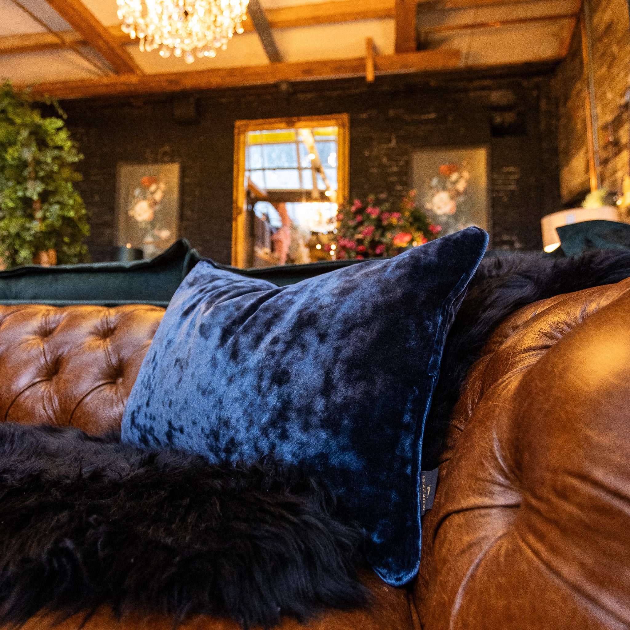 Cushion in Sunshine Velvet (Various Sizes) - Image 38