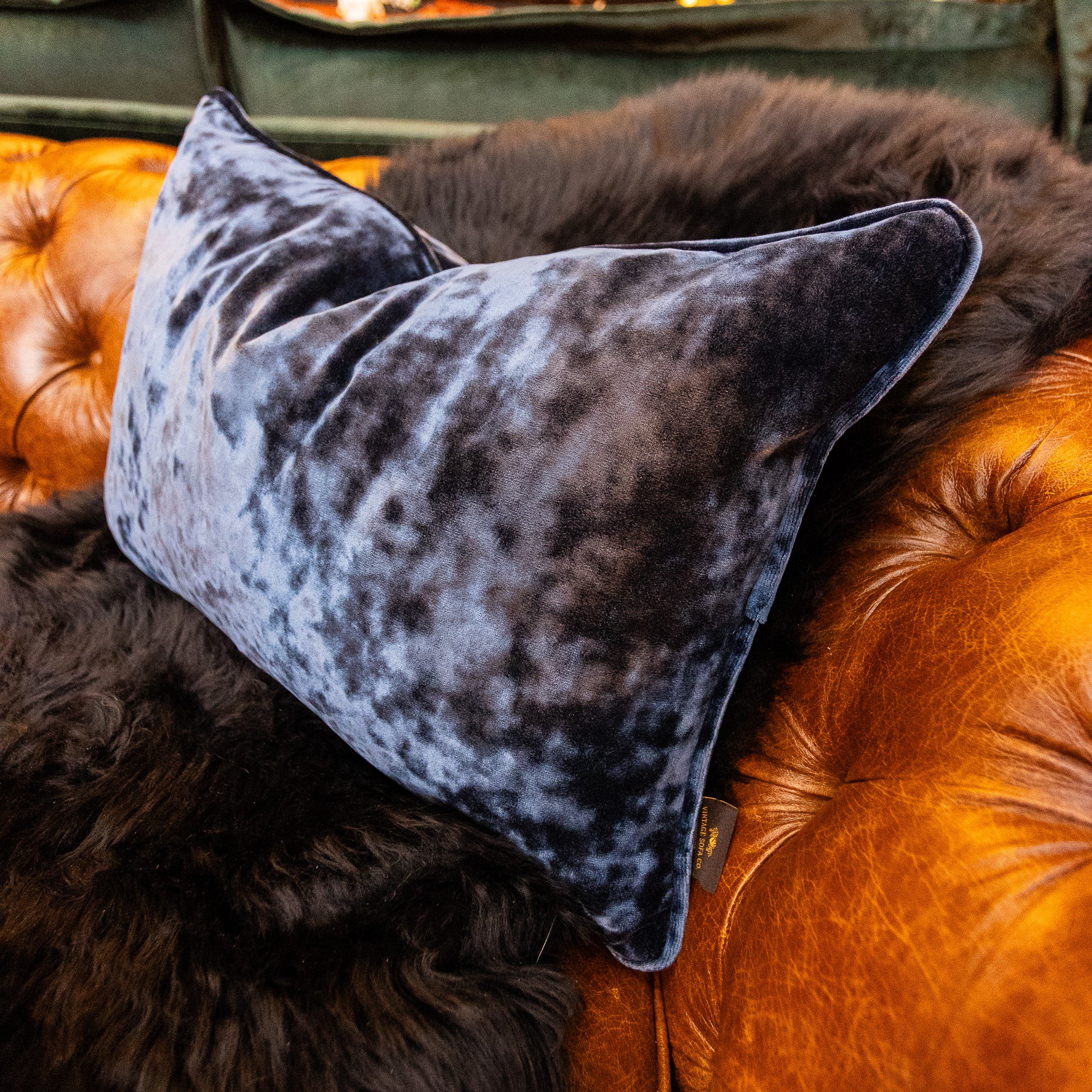 Cushion in Sunshine Velvet (Various Sizes) - Image 39