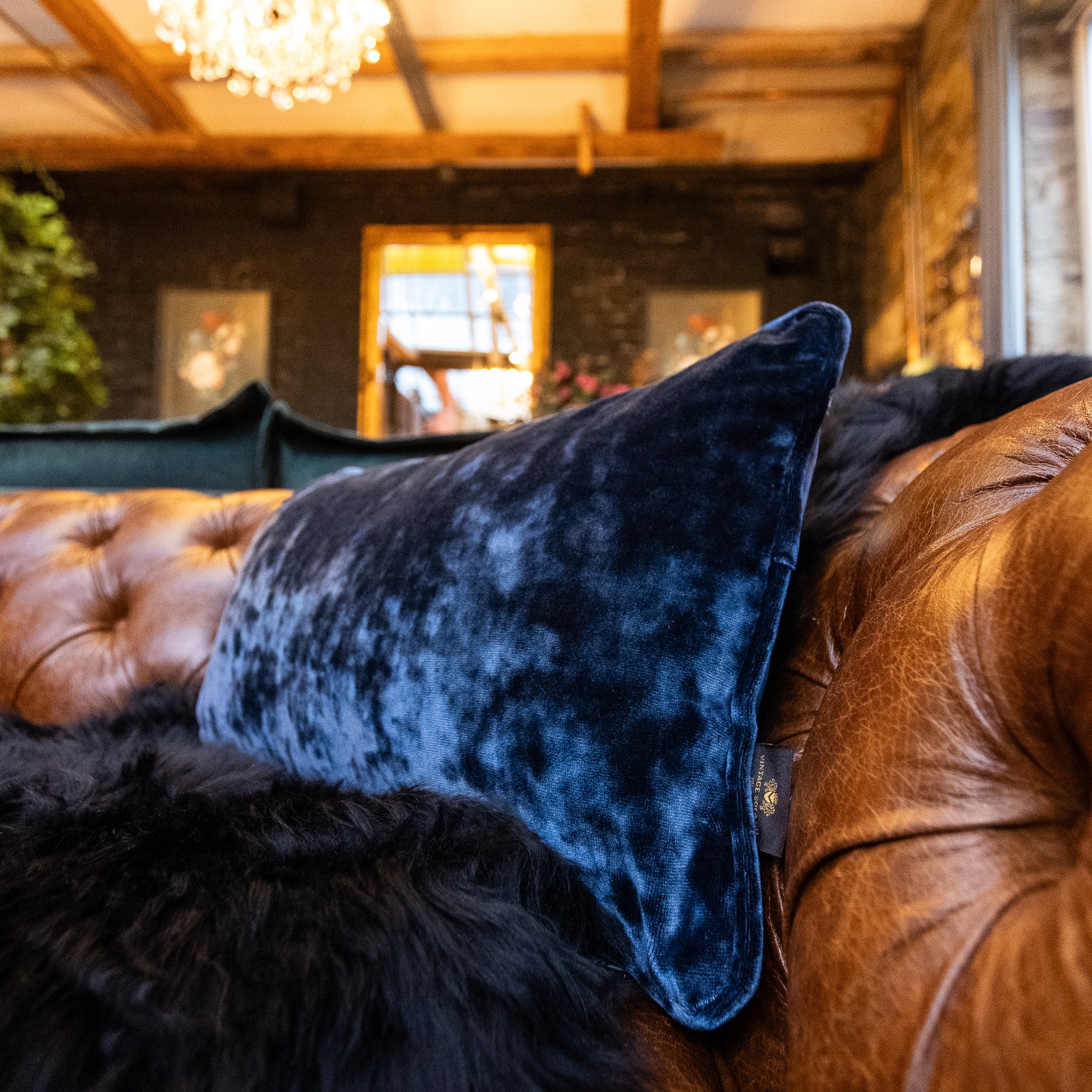 Cushion in Sunshine Velvet (Various Sizes) - Image 41