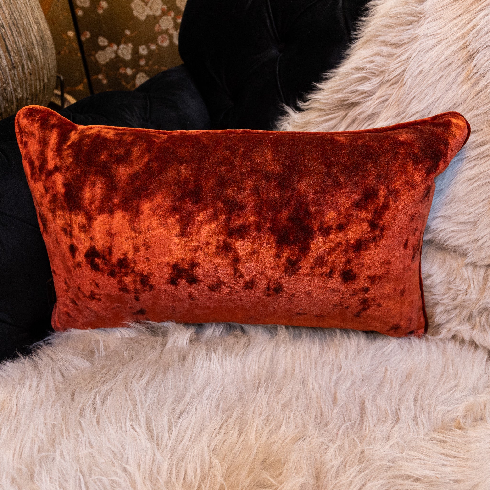 Cushion in Sunshine Velvet (Various Sizes) - Image 8