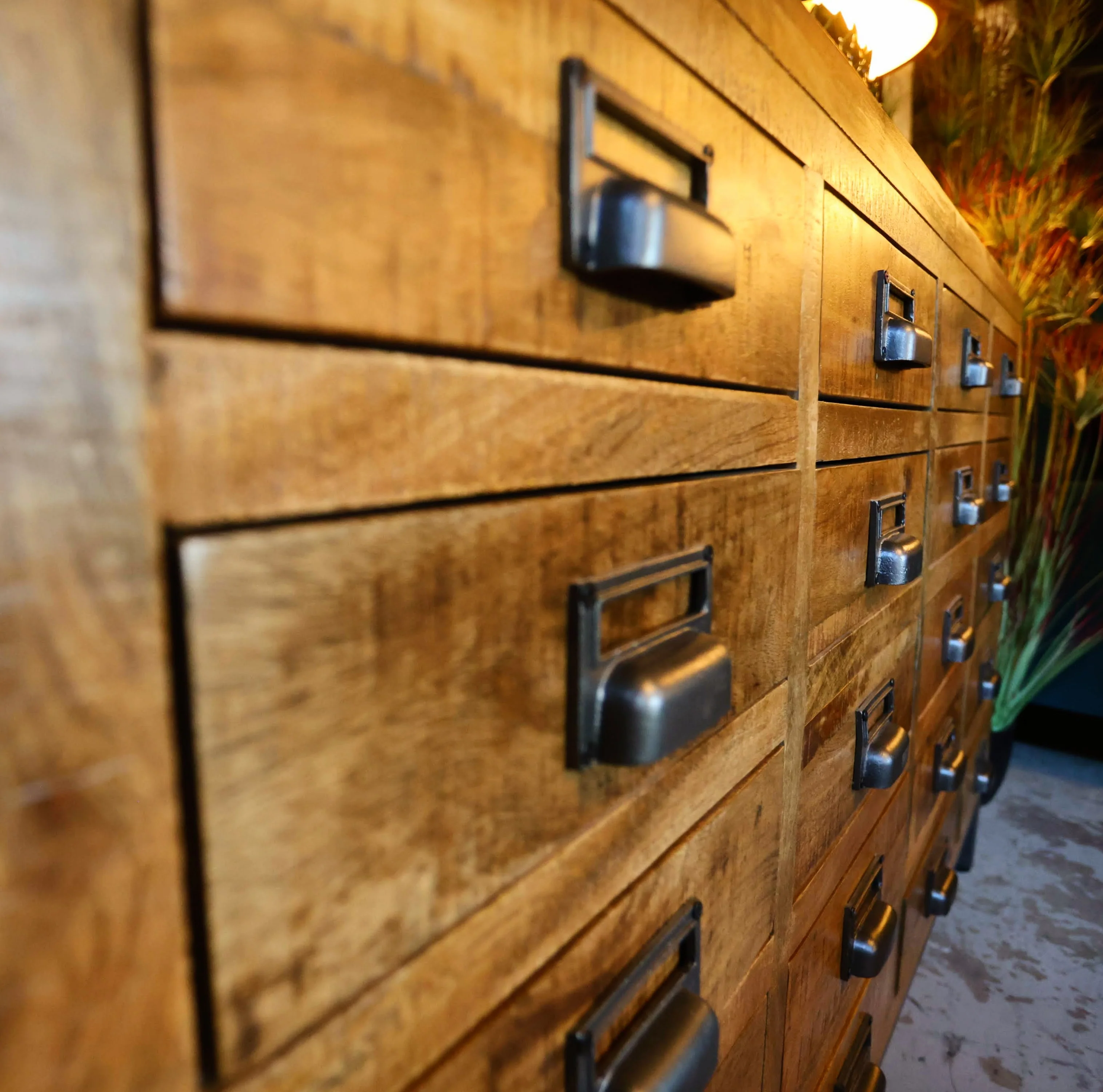 Drafton Mango Wood 20 Drawer Cabinet - Clearance - Image 4
