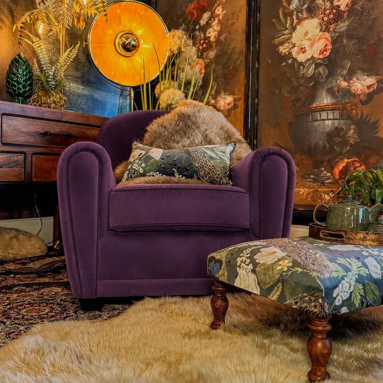 Esly Cigar Accent Chair - Image 3