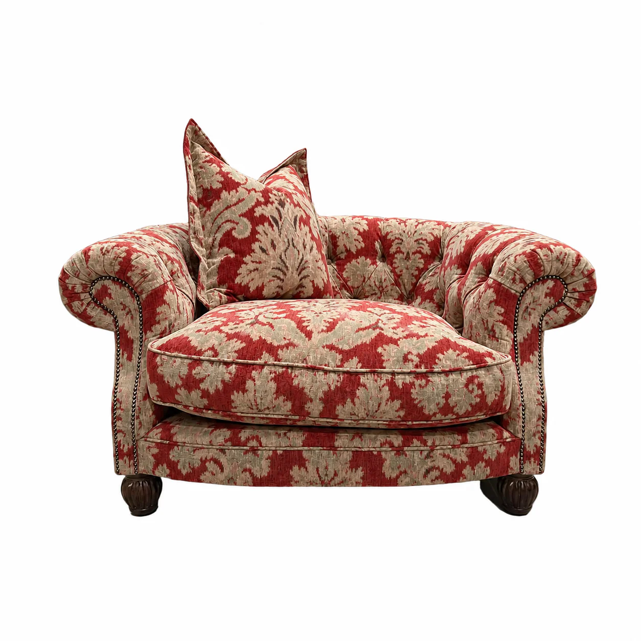 Fairfax Armchair in Aura Woven Chenille Velvet - New - Image 3
