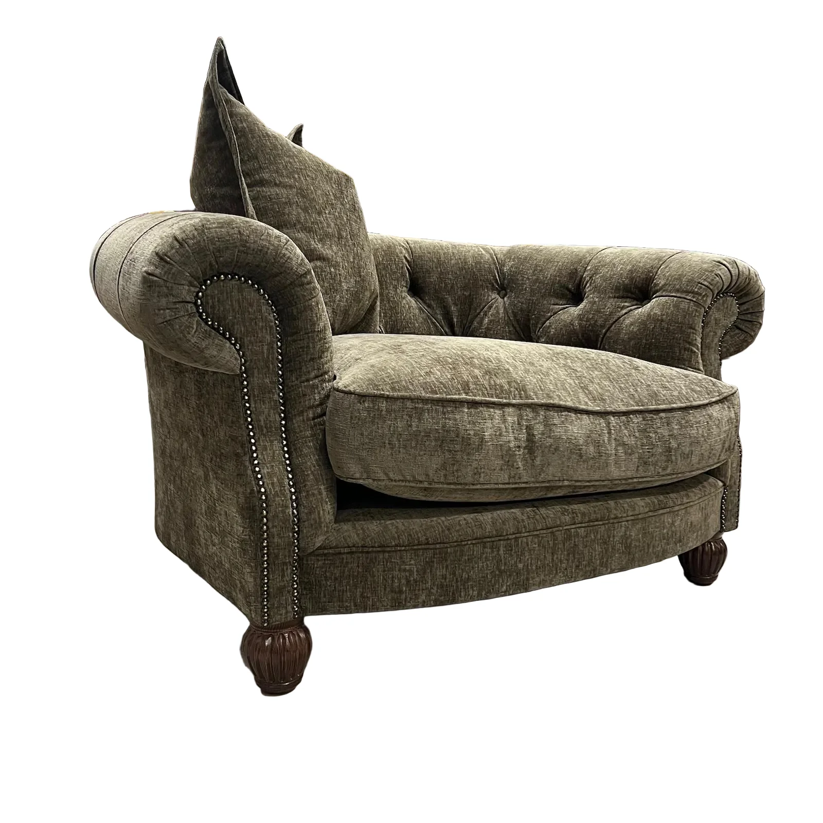 Fairfax Armchair in Eddy Velvet - Image 3