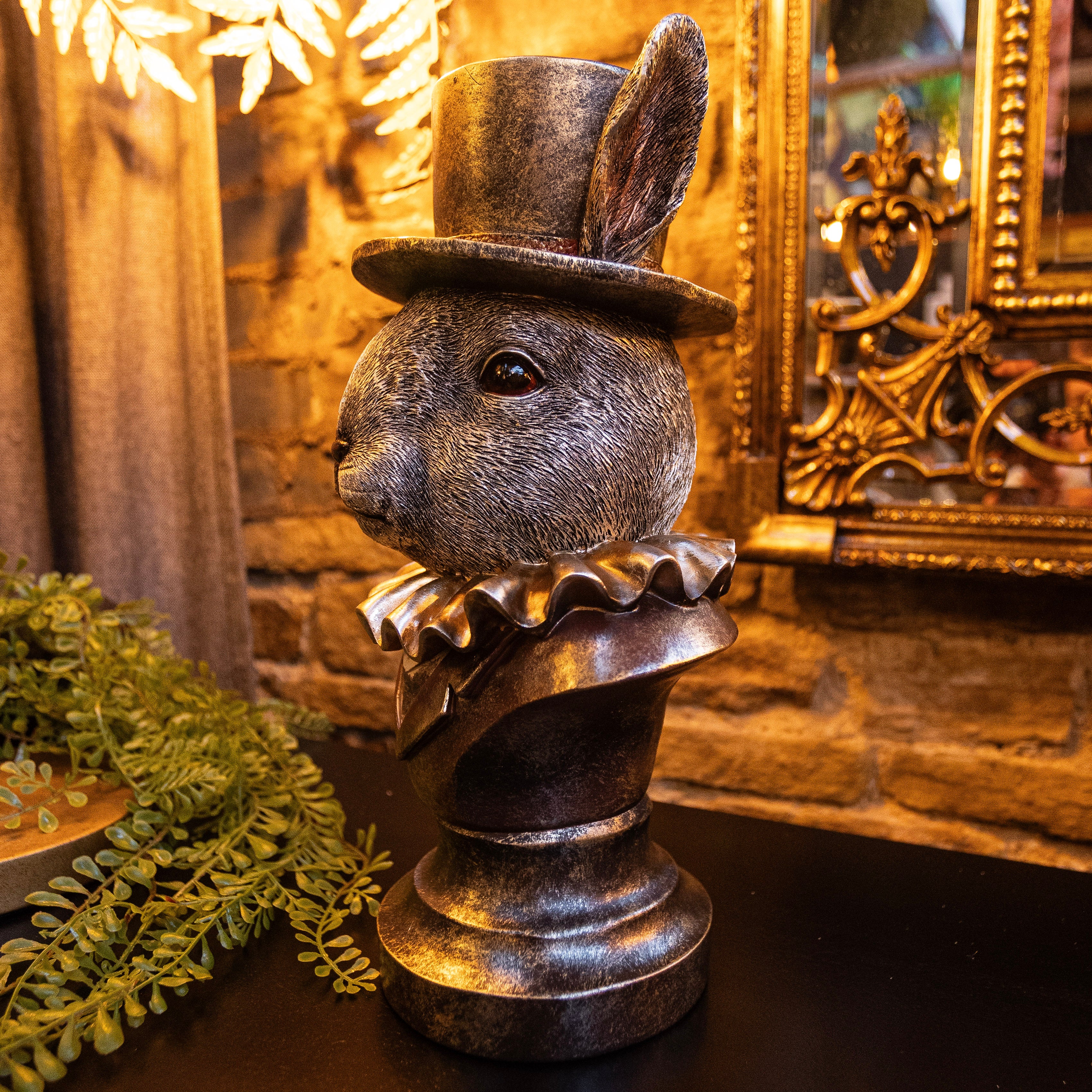 Gentry Rabbit Bust Silver - Image 2