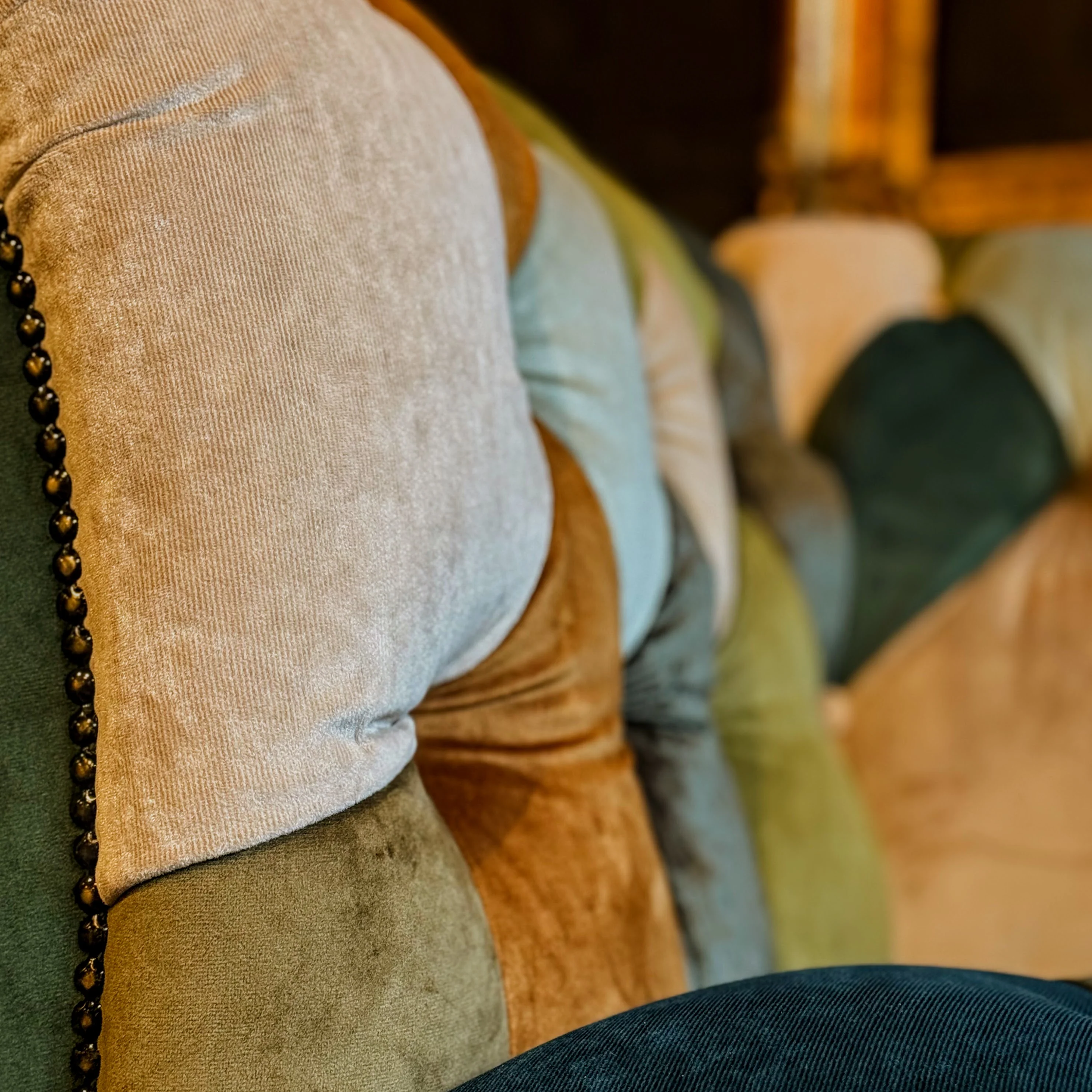 Patchwork Chesterfield 2 Seater - Image 34