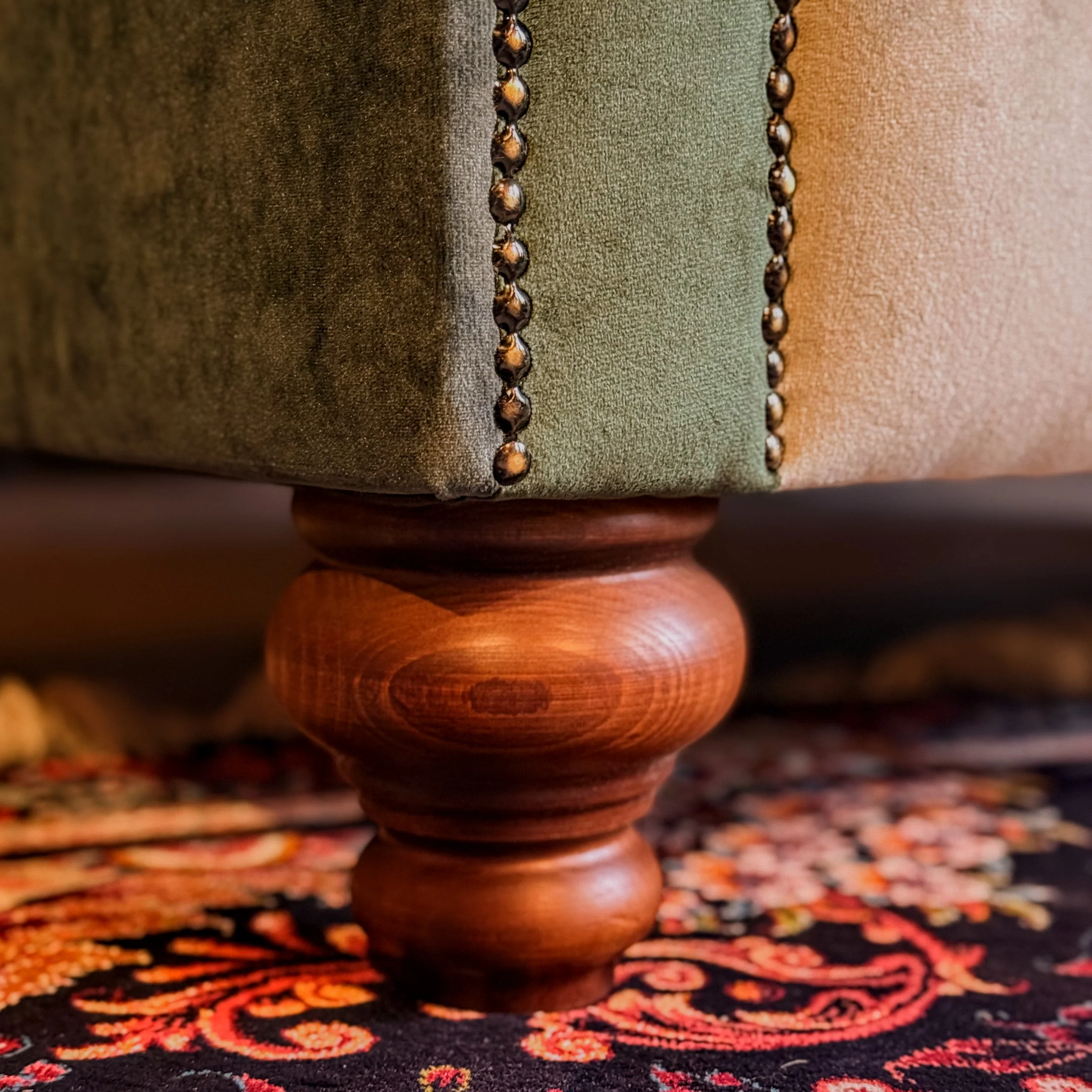 Patchwork Chesterfield 2 Seater - Image 36
