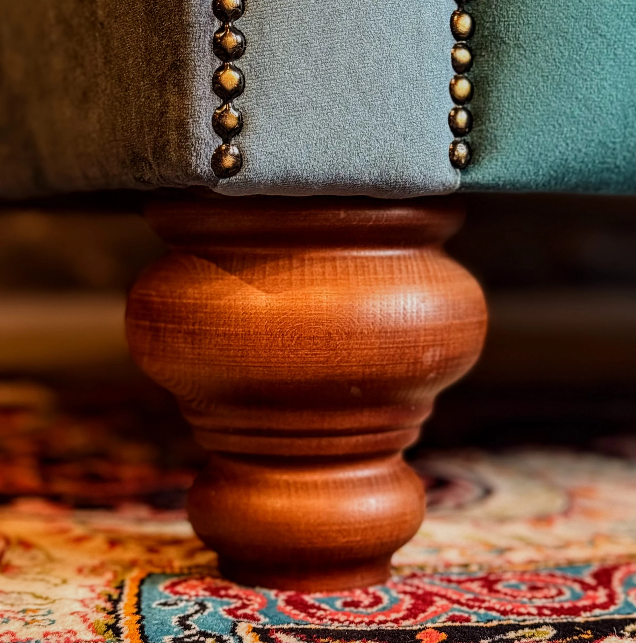 Patchwork Chesterfield 2 Seater - Image 46