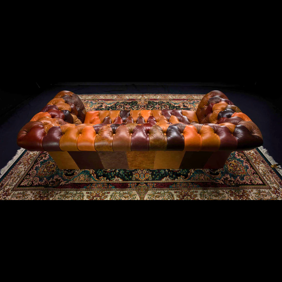Patchwork Chesterfield in Leather - Image 16