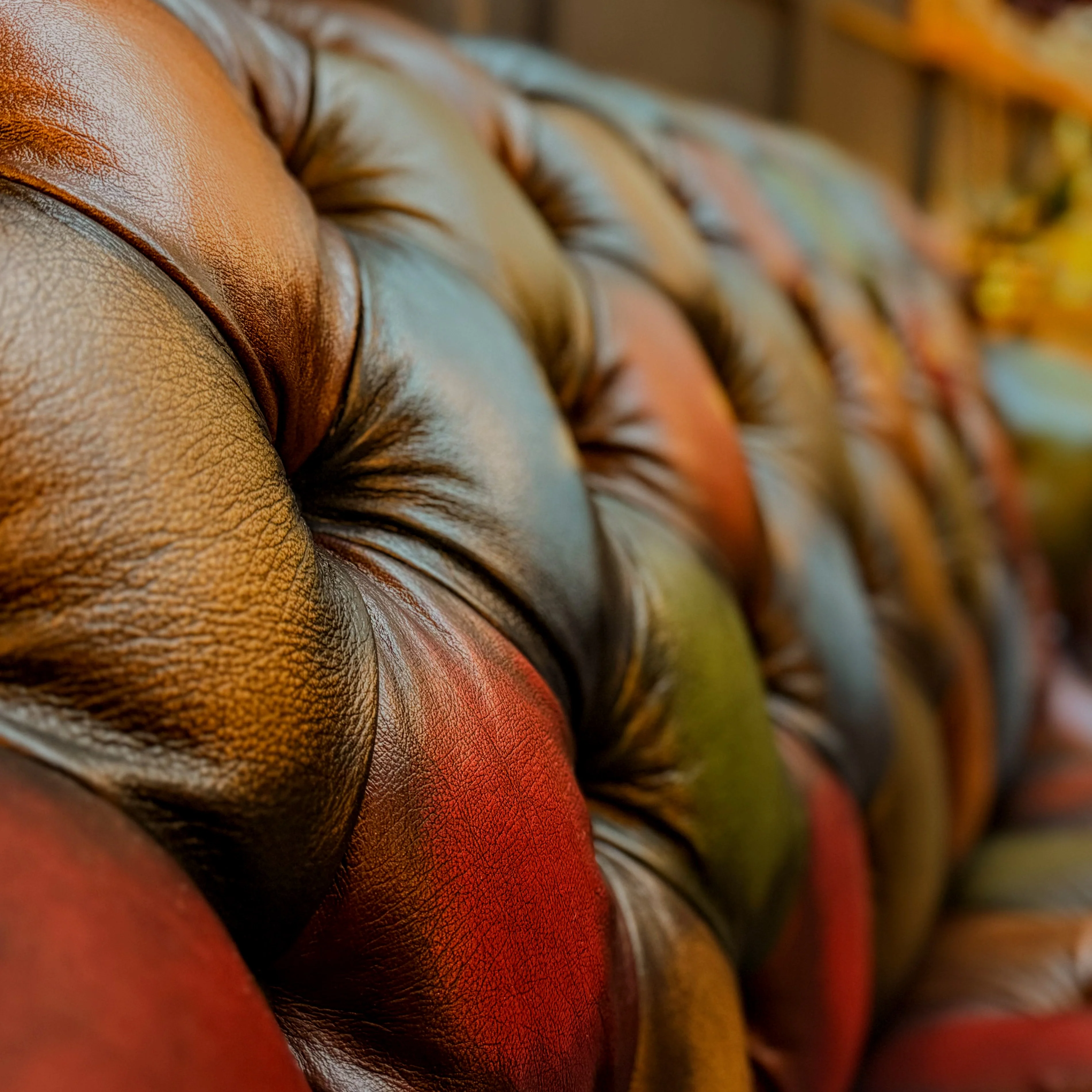 Harley Chesterfield Patchwork Petite Sofa - Image 10