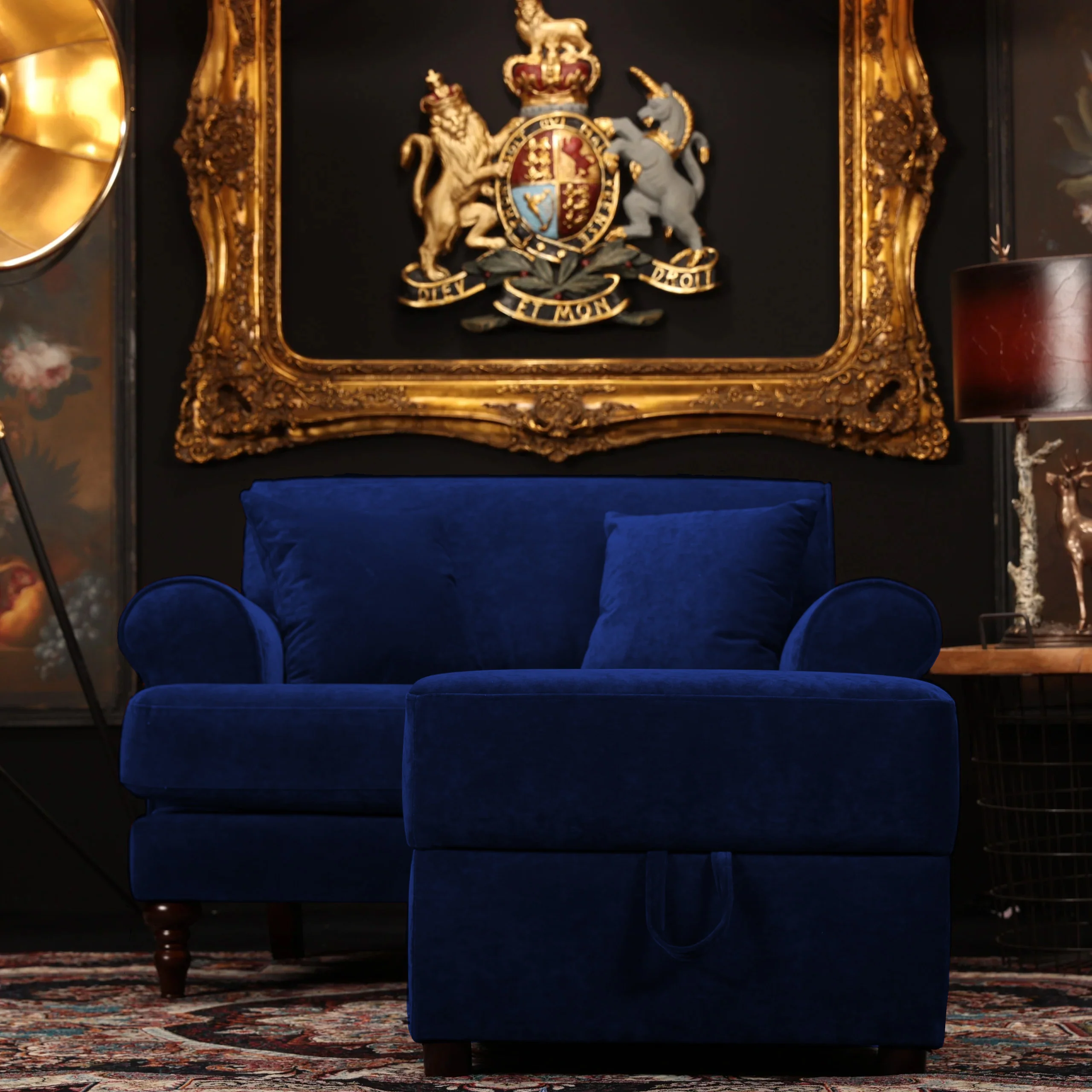 Hartington Footstools in Richmond Velvet - Image 13