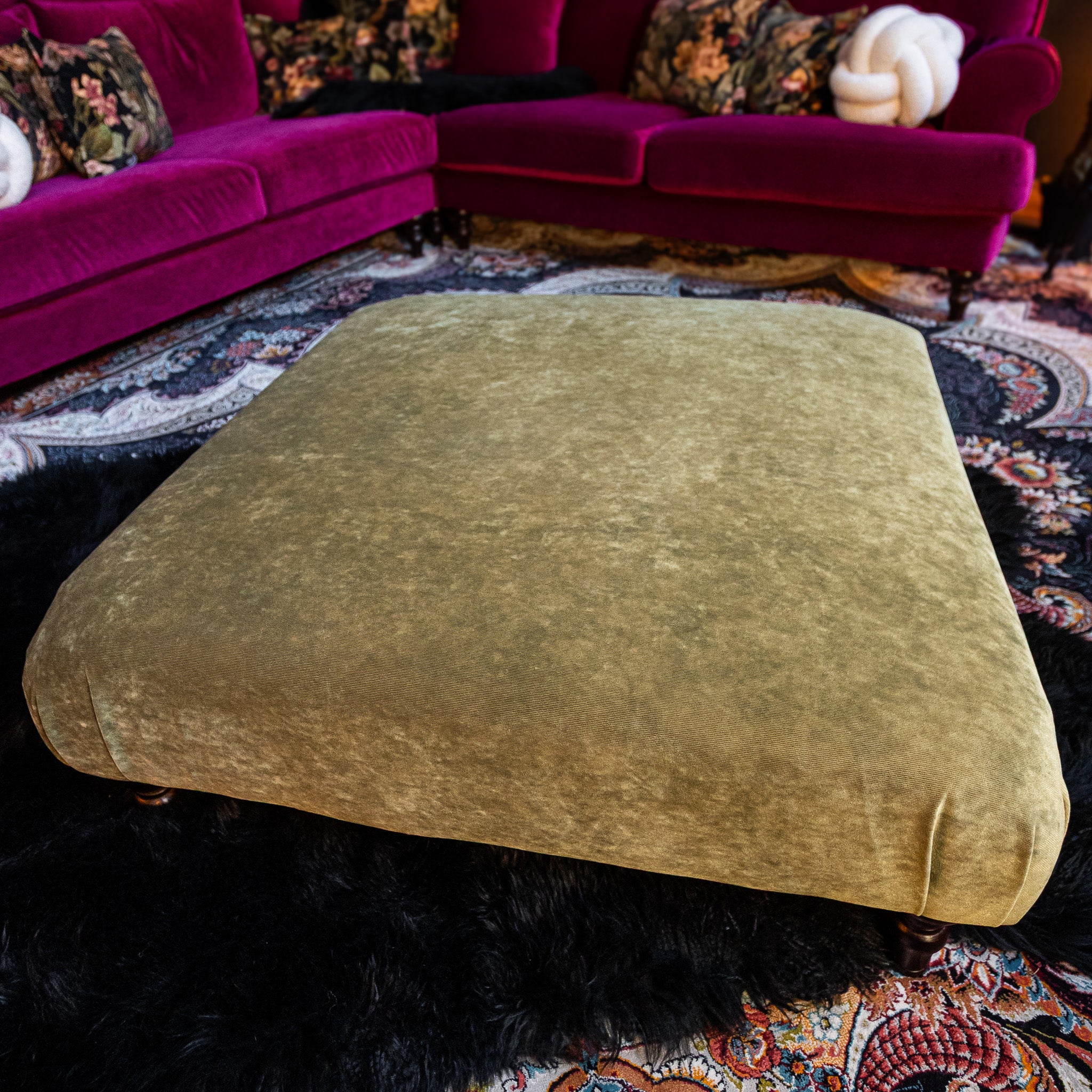 Hartington Footstools in Richmond Velvet - Image 20