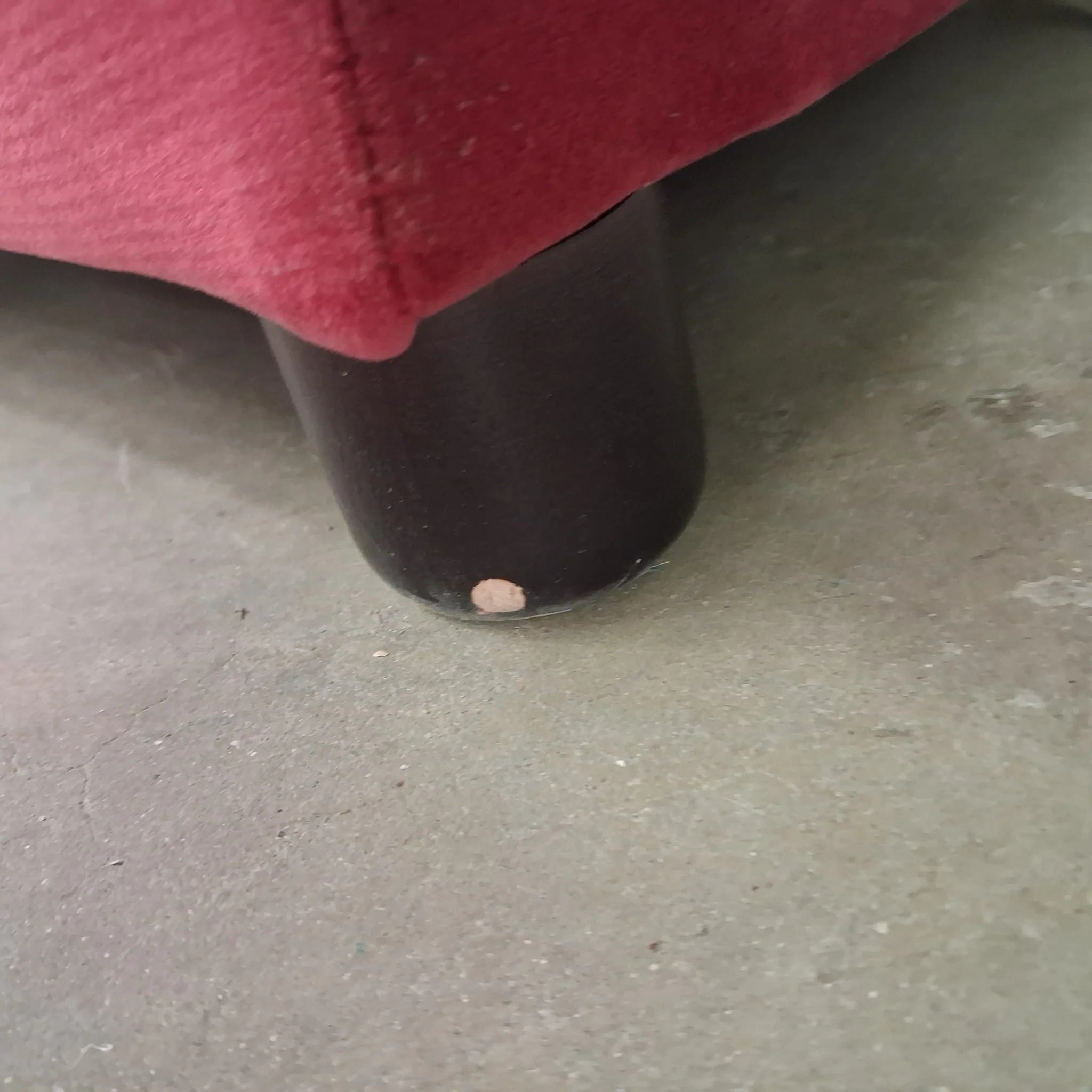 Hartington Storage Footstool in Plush Cerise Velvet - Ex Display - Image 7