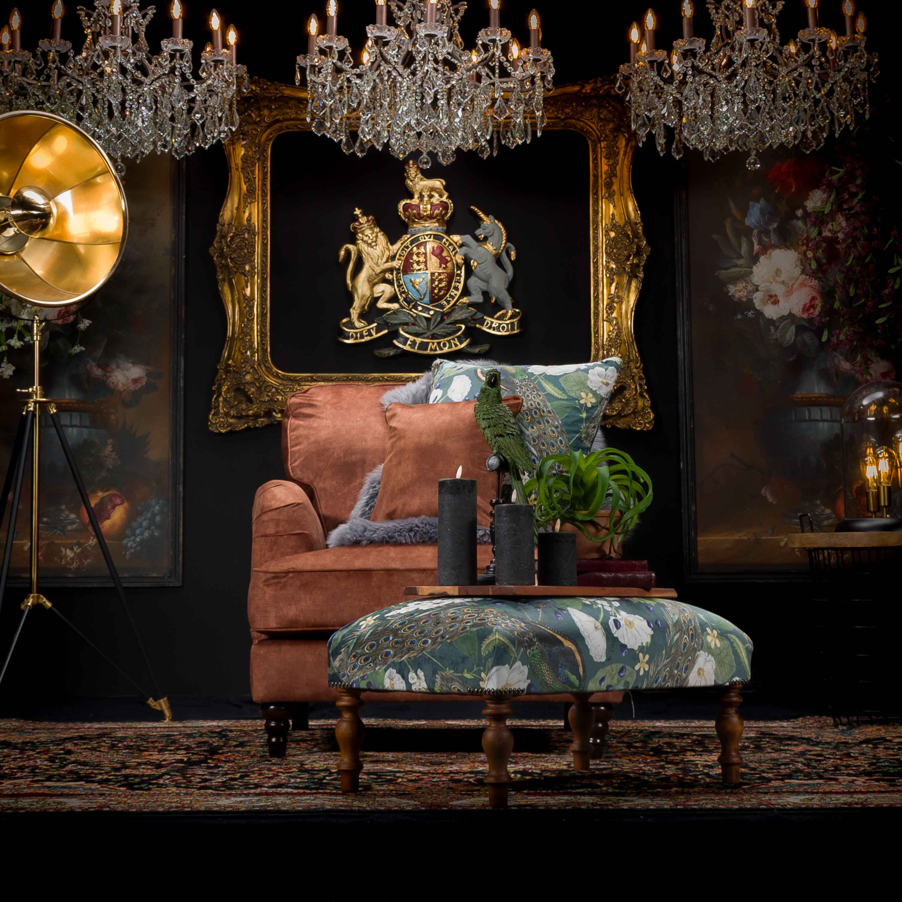 Howard Armchairs in Velvet - Image 11