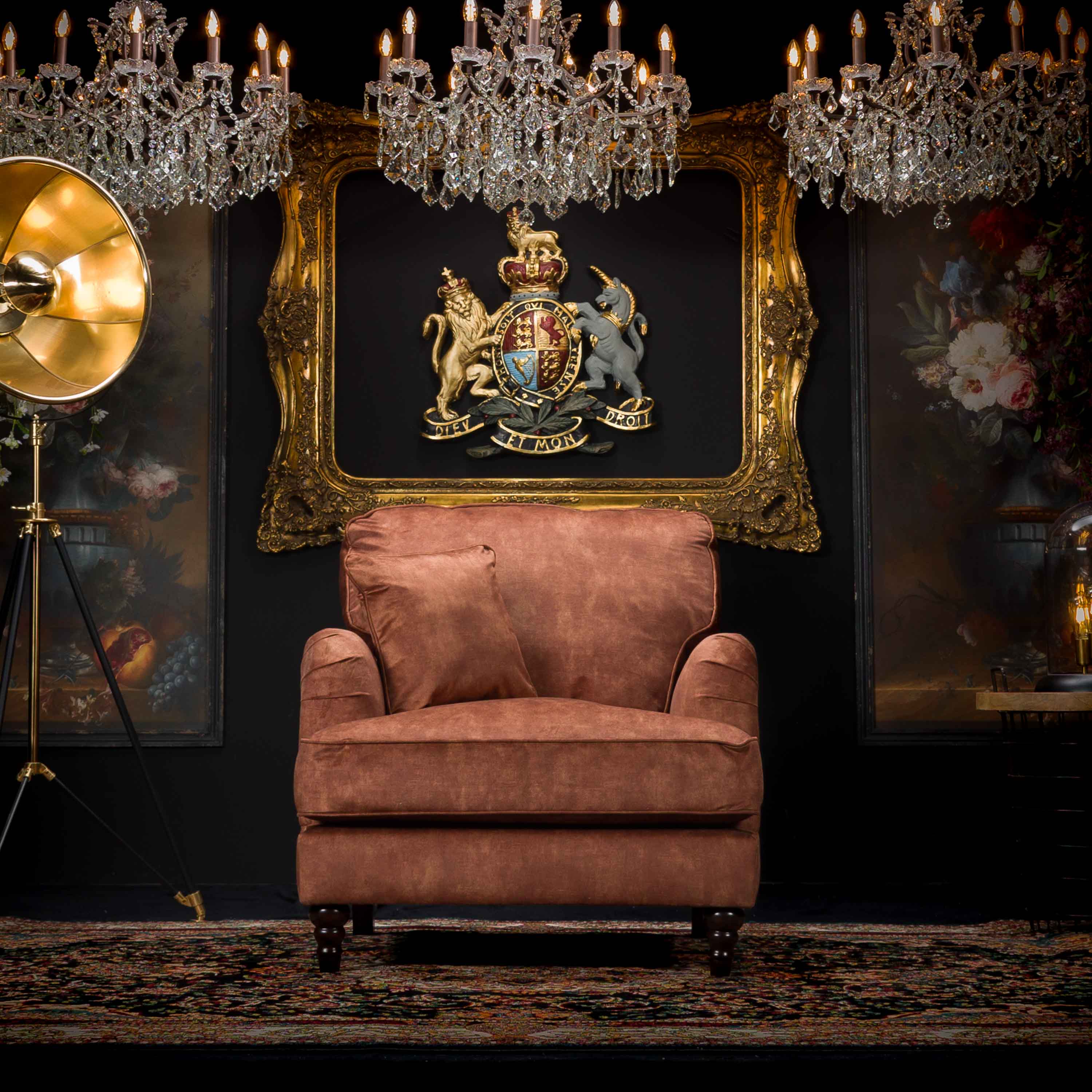 Howard Armchairs in Velvet - Image 12