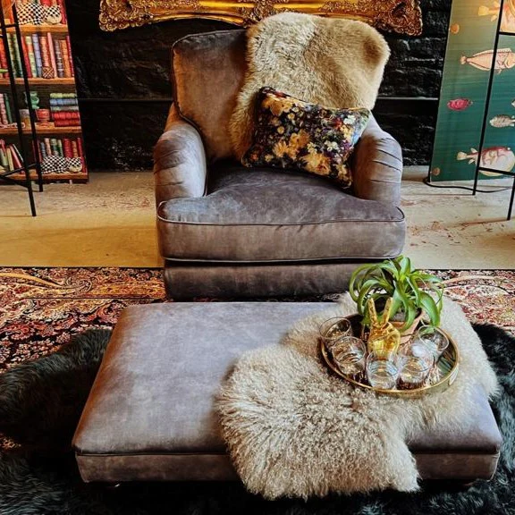 Howard Armchairs in Velvet - Image 13