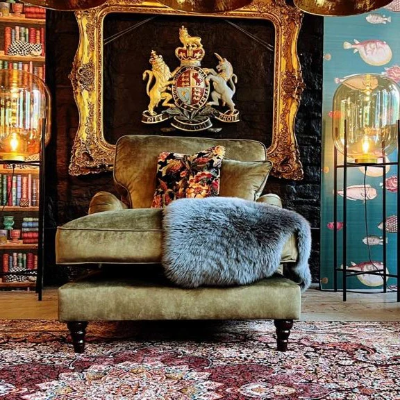 Howard Armchairs in Velvet - Image 16