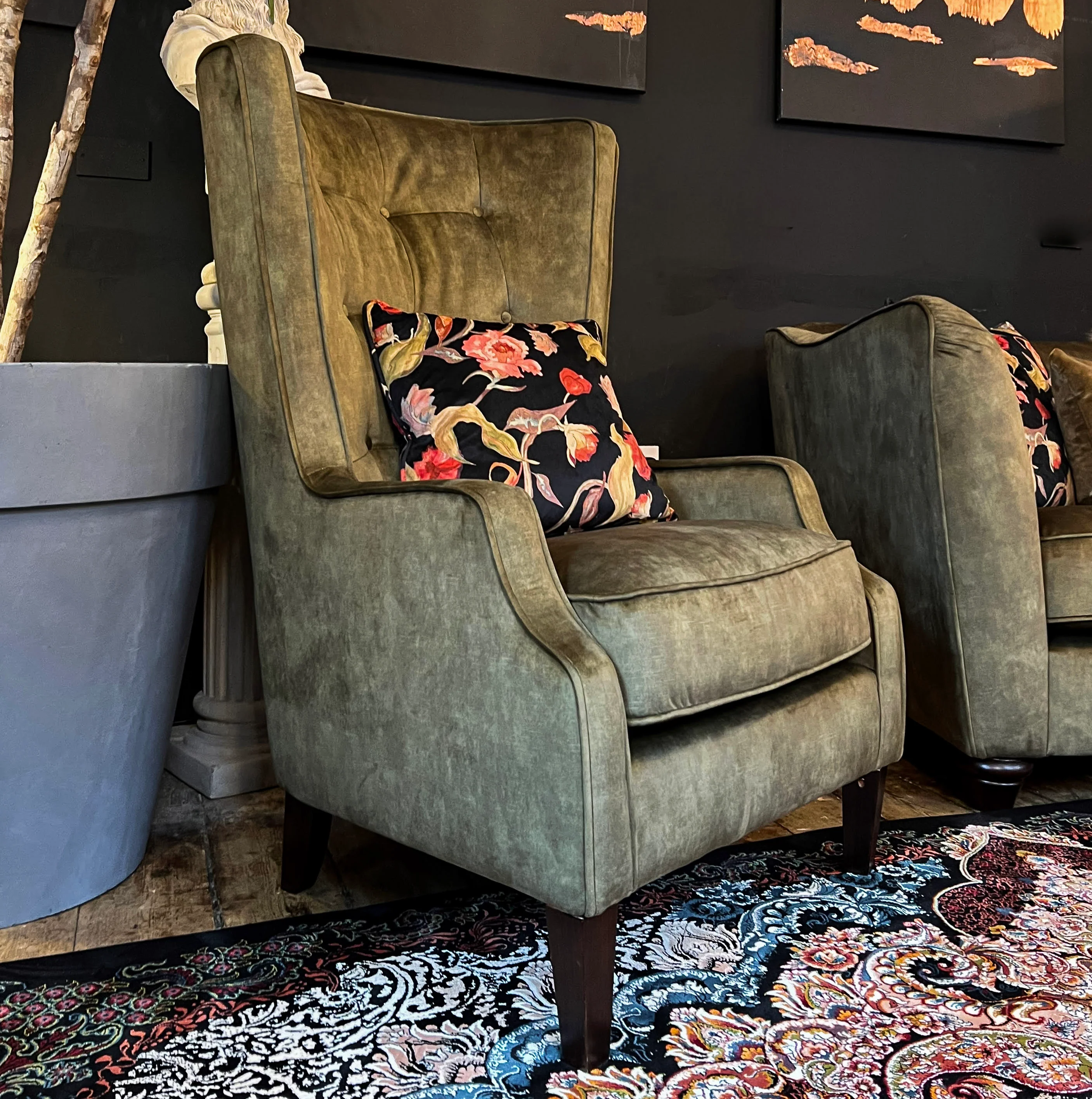 Howard Armchairs in Velvet - Image 25