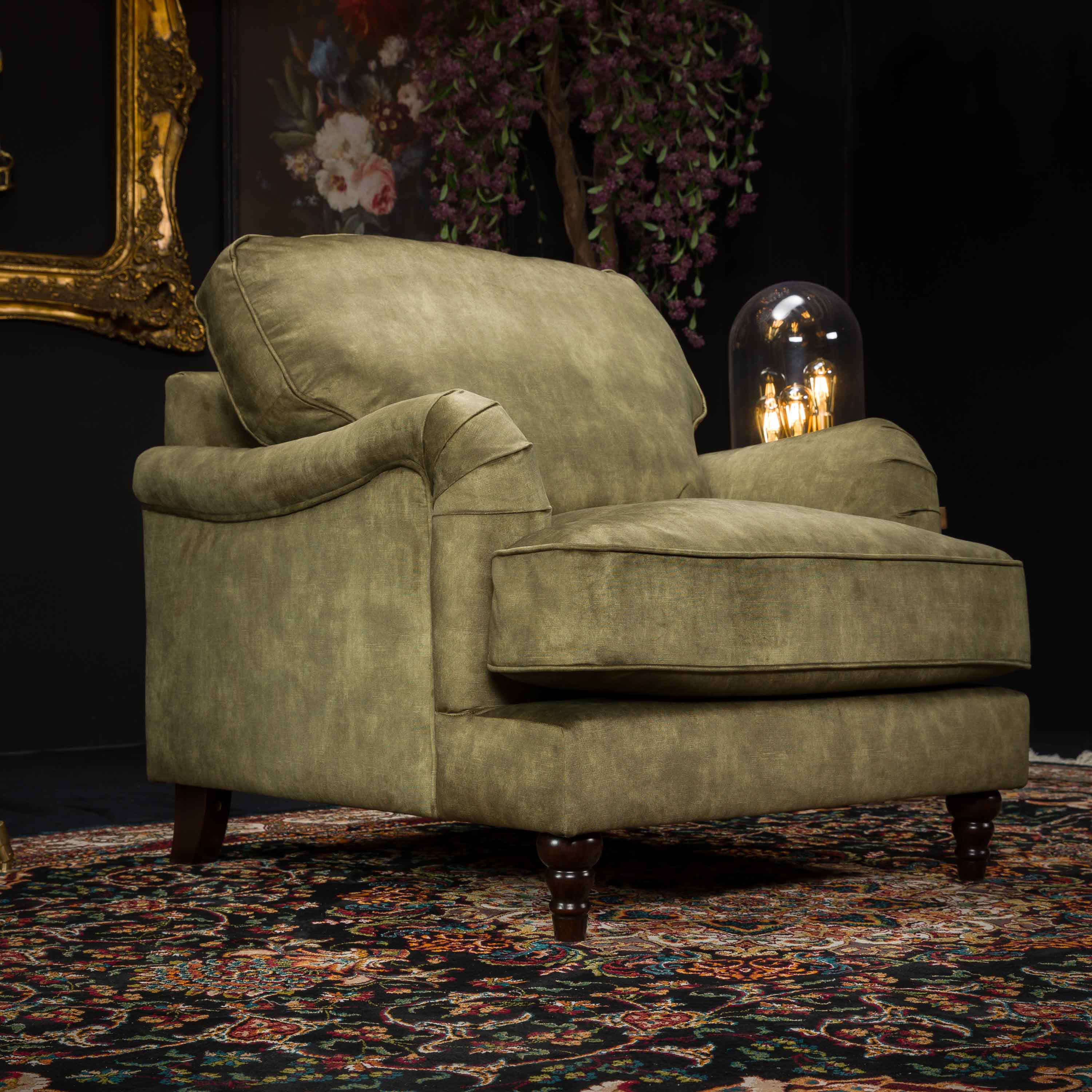 Howard Armchairs in Velvet - Image 3