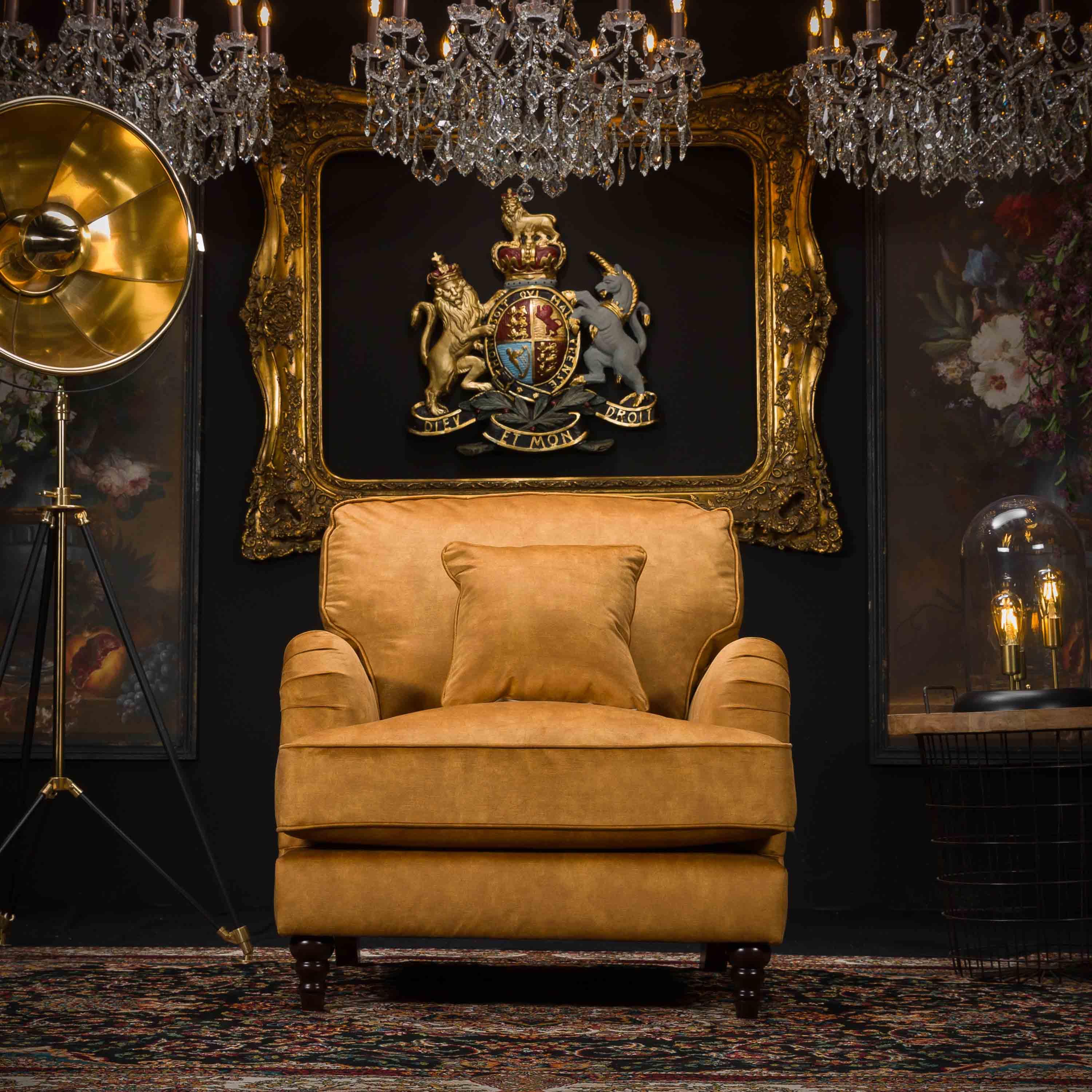 Howard Armchairs in Velvet - Image 6