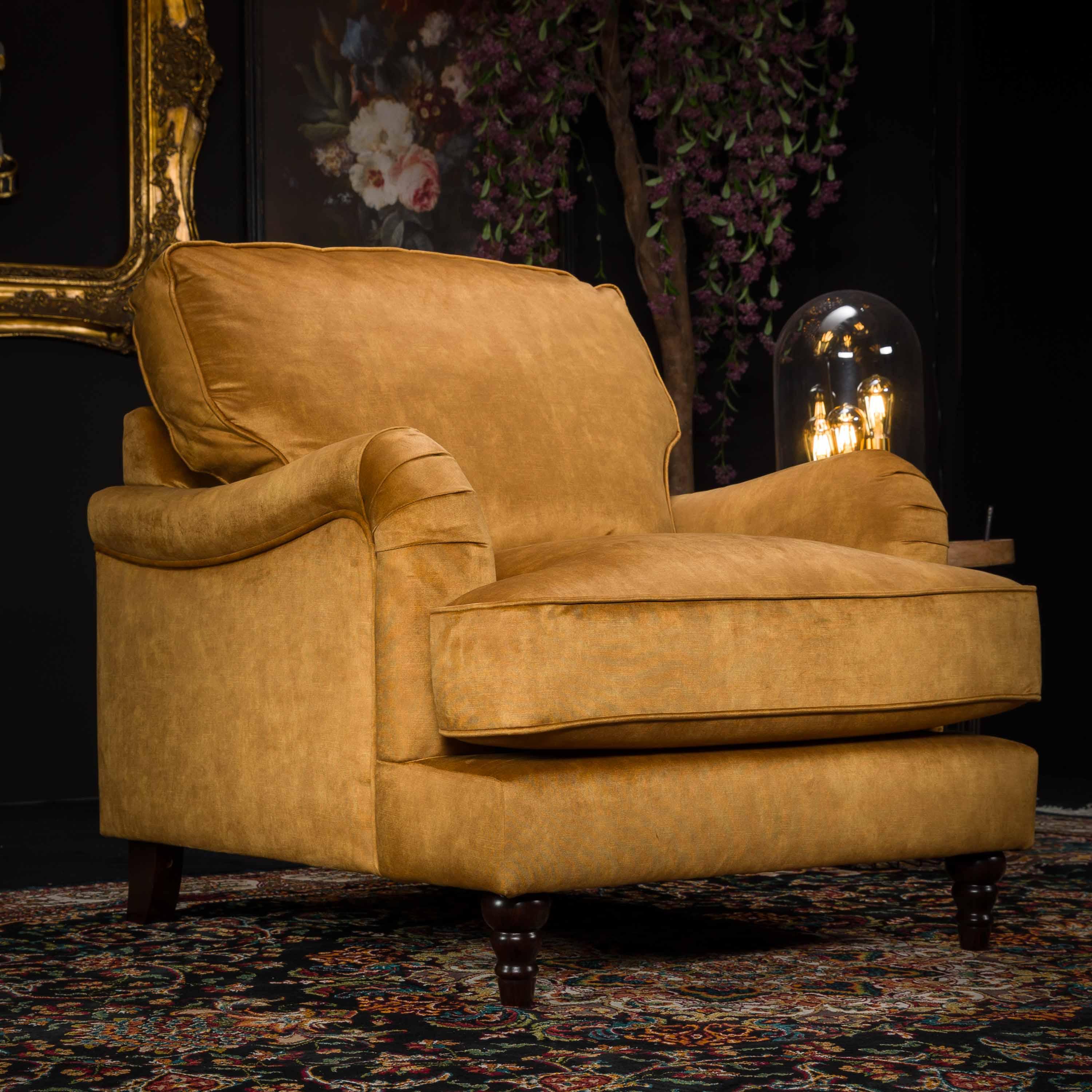 Howard Armchairs in Velvet - Image 7