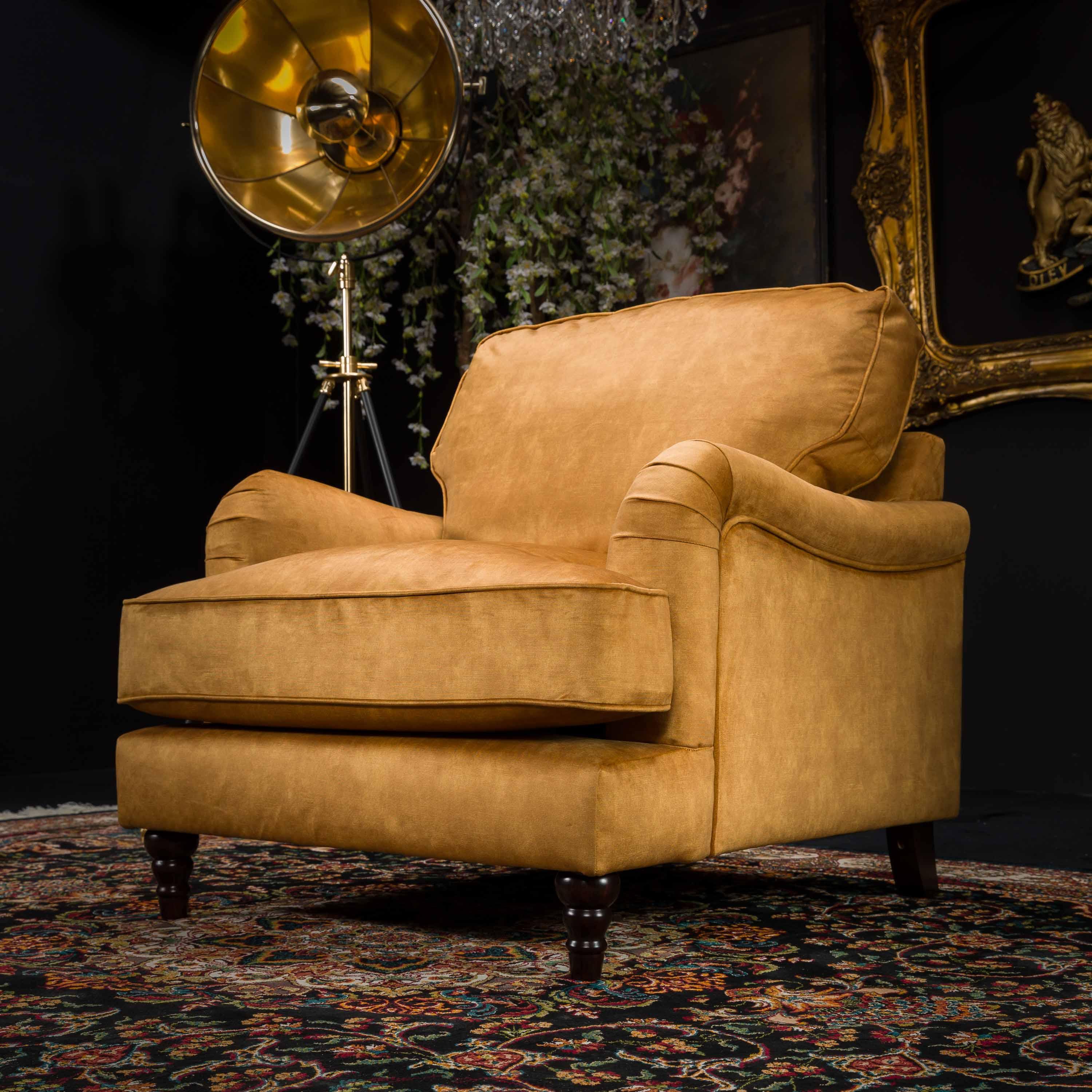 Howard Armchairs in Velvet - Image 8