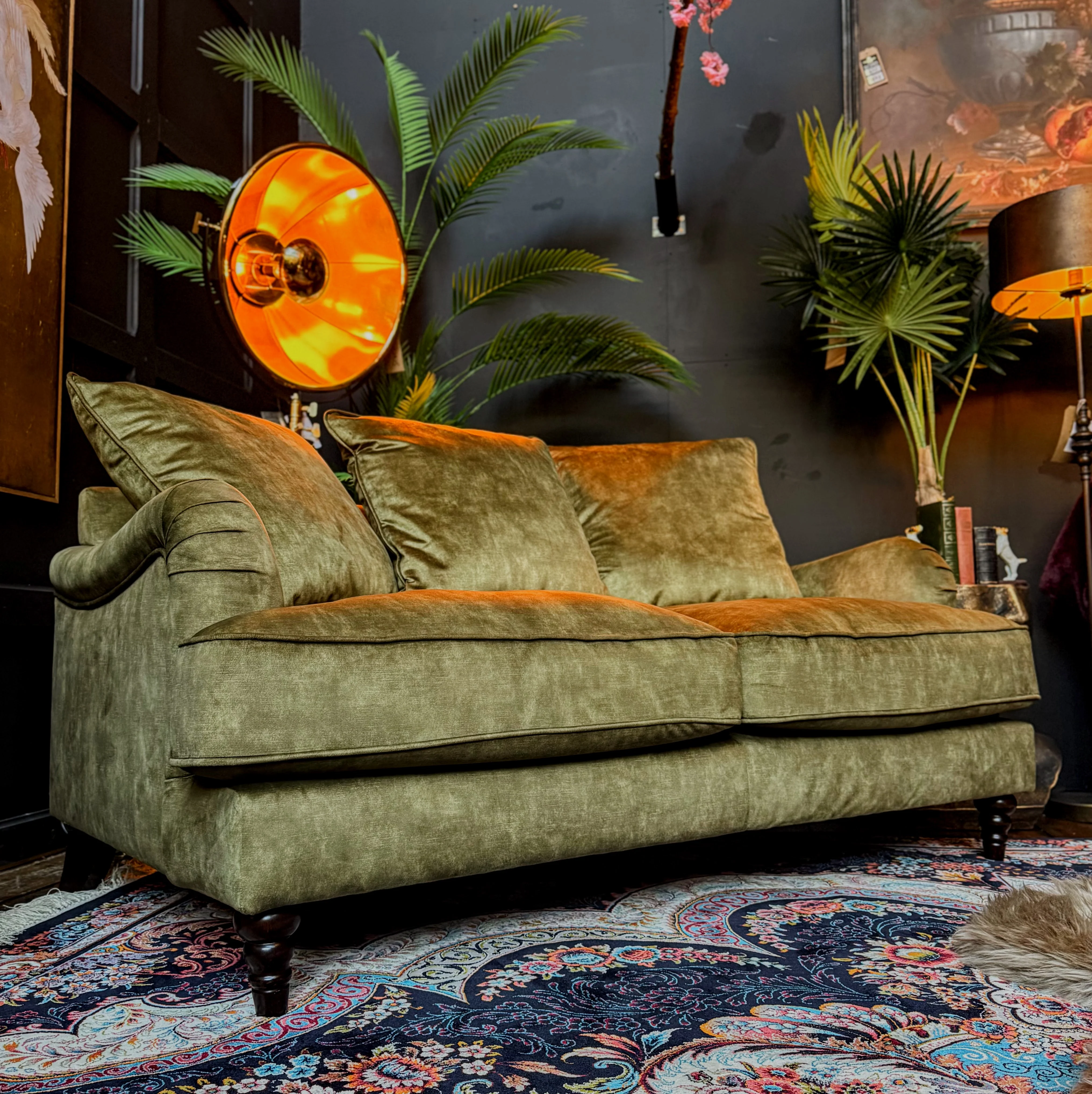 Howard Scatter Back Sofa in Sublime Olive - Image 5