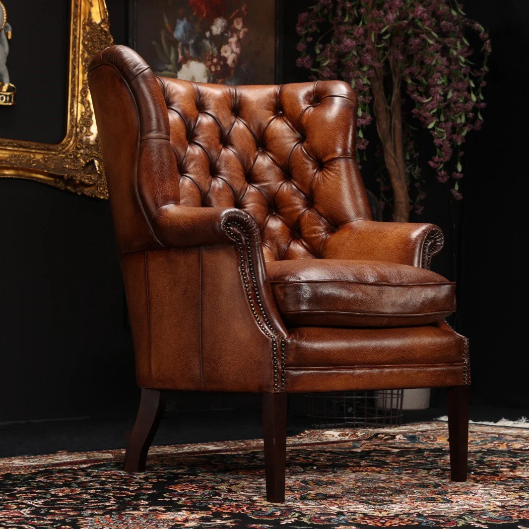 Mackenzie by Tetrad in Leather Hand Antiqued - Image 7