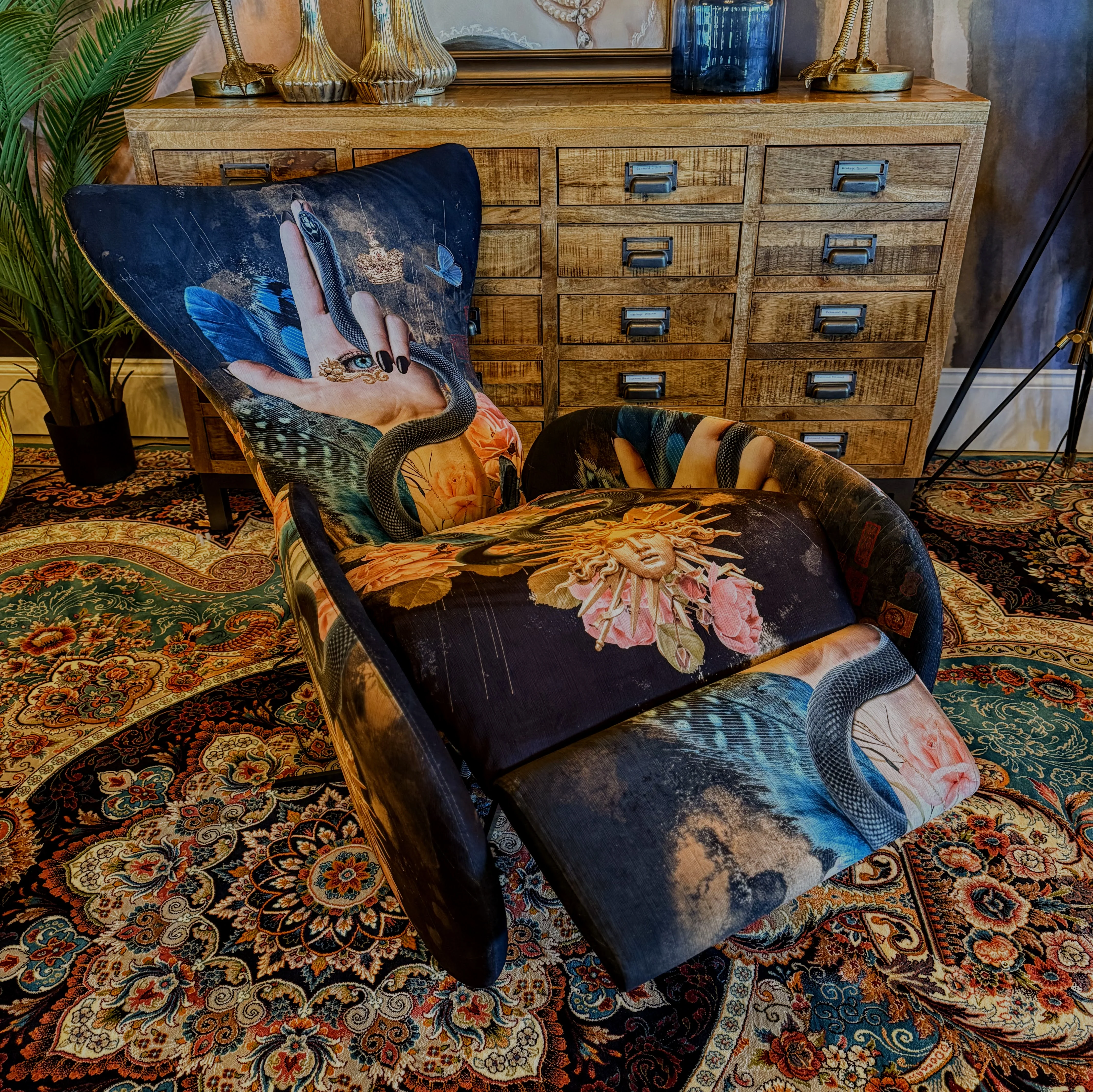 Fama Mondrian Recliner Armchair - Image 27