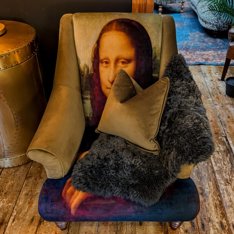 Osborn Armchair in Khaki & Mona Lisa - Image 3